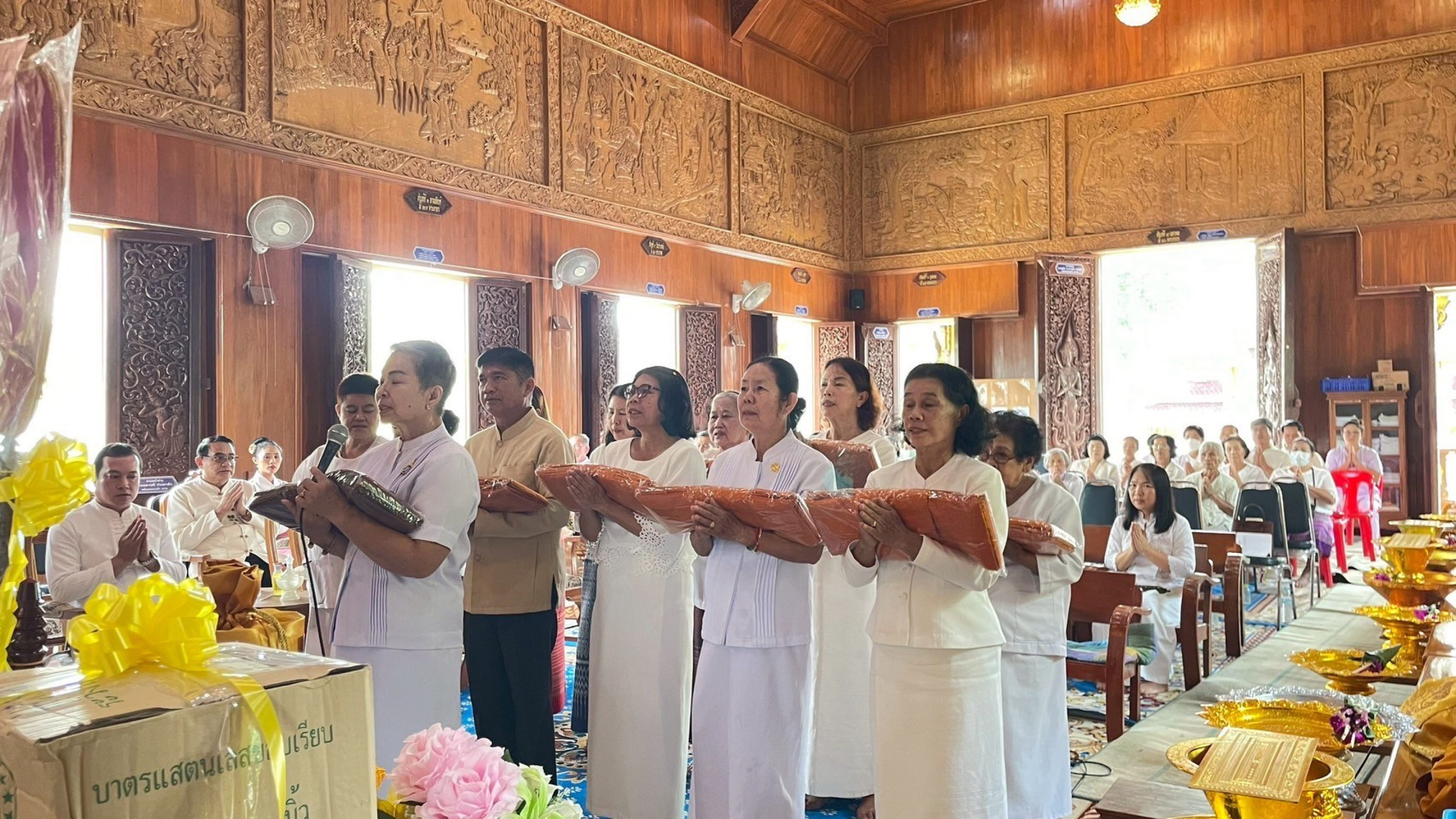 ภาพกล่าวคำถวายกฐินวัดสันคะยอม