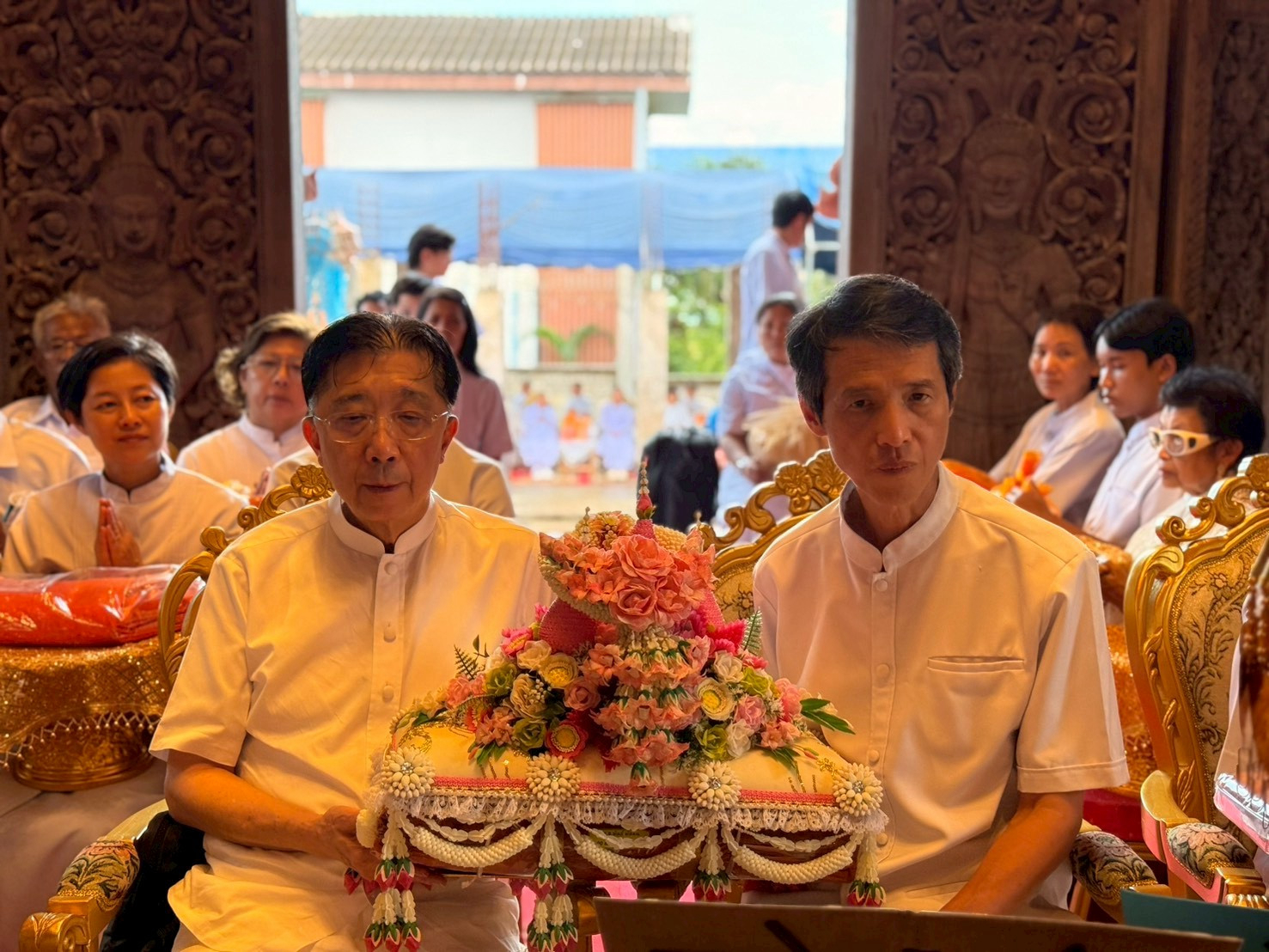 ภาพกล่าวคำถวายกฐินวัดโบสถ์