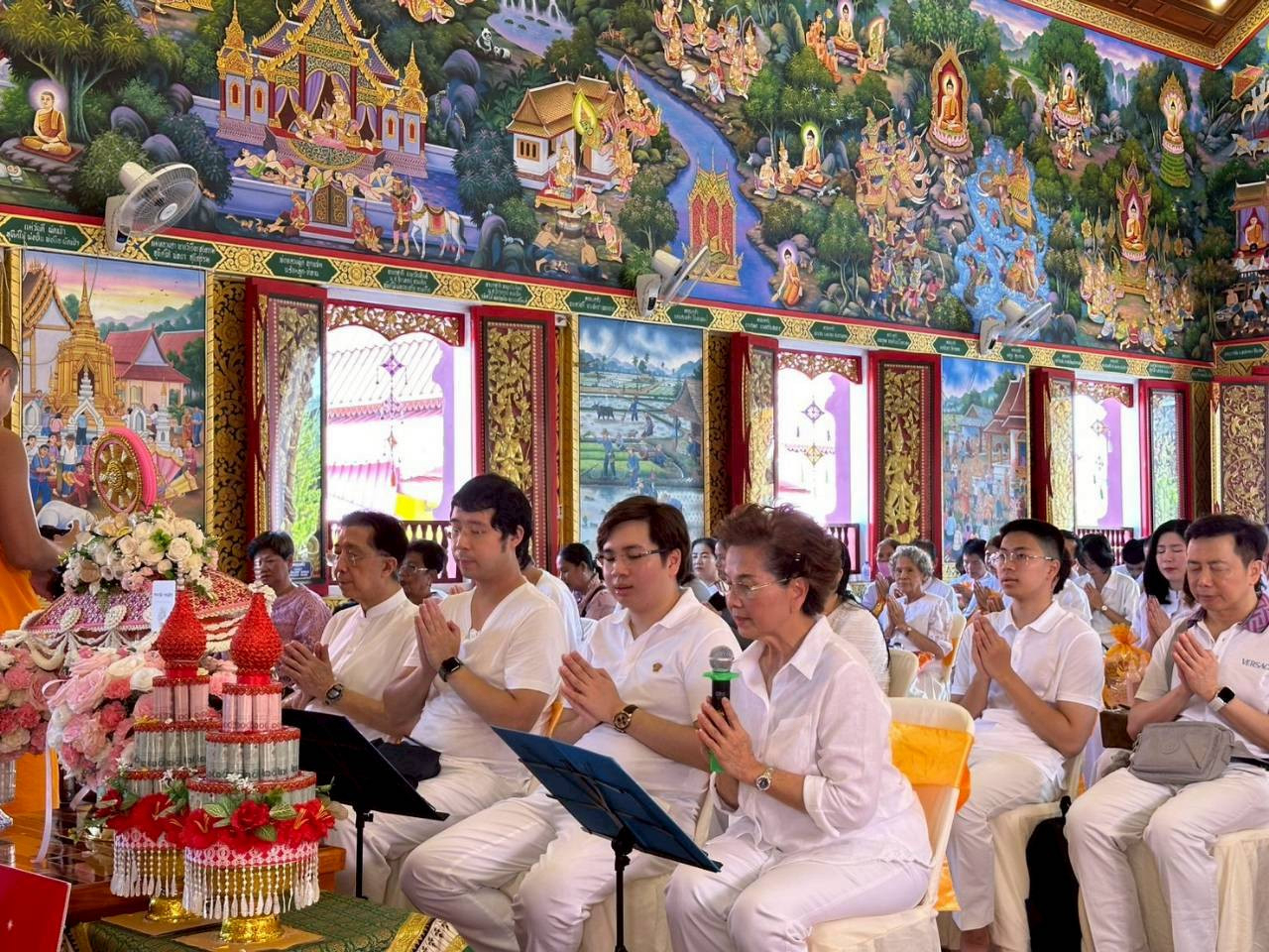 ภาพกล่าวคำถวายกฐินวัดเหมืองกวัก