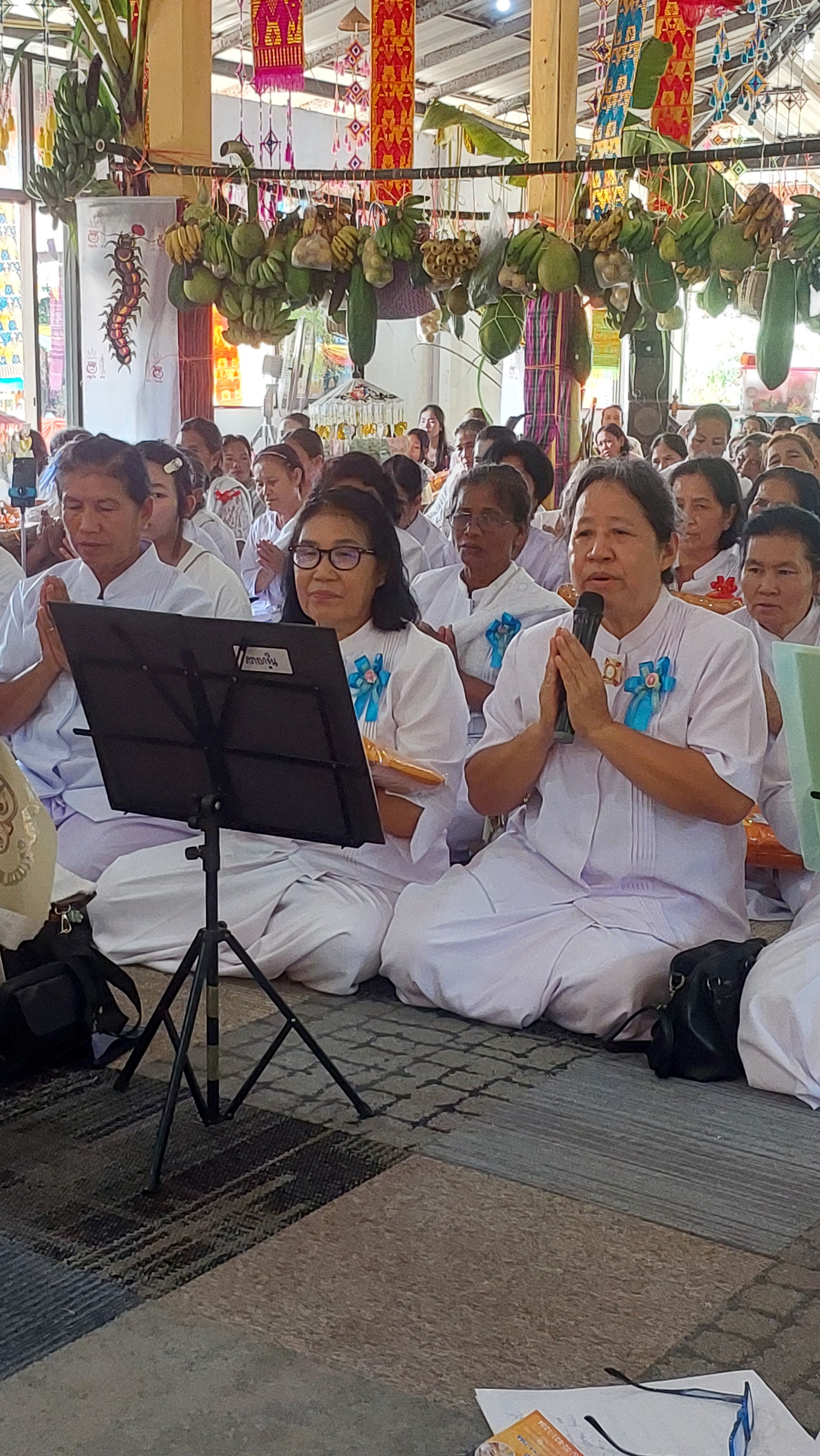 ภาพกล่าวคำถวายกฐินวัดหนามแท่งน้อย