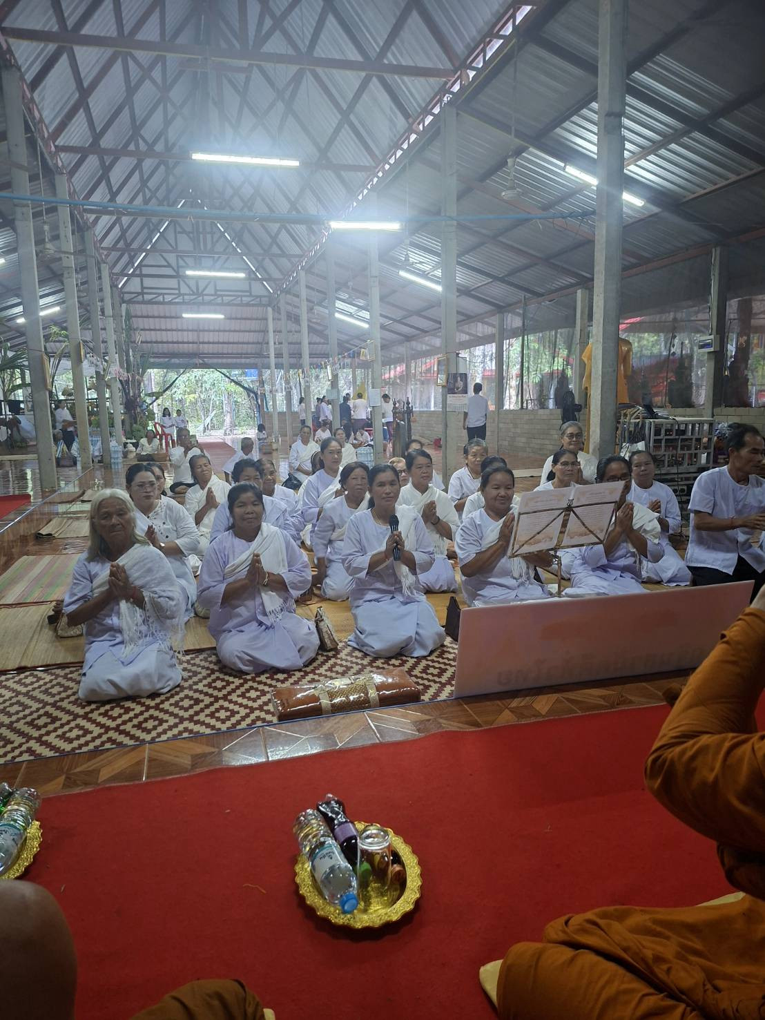 ภาพกล่าวคำถวายกฐินวัดหนองทัพ