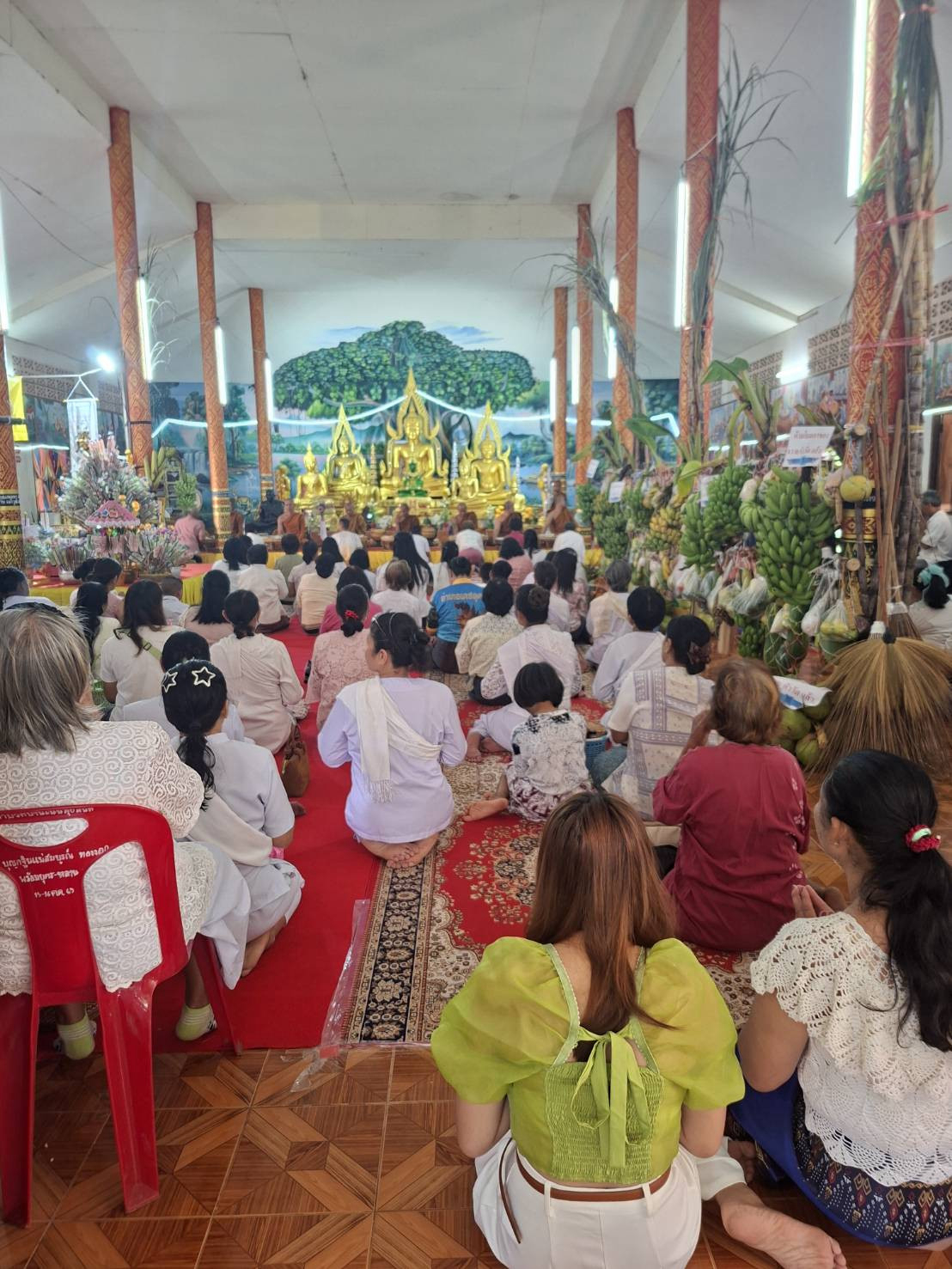 ภาพร่วมพิธีกรรมสำนักสงฆ์โนนสุขสันต์