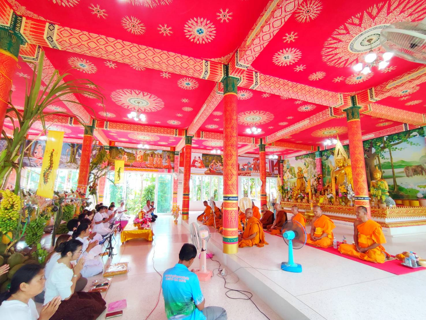 ภาพร่วมพิธีกรรมวัดบ้านหนองบัว