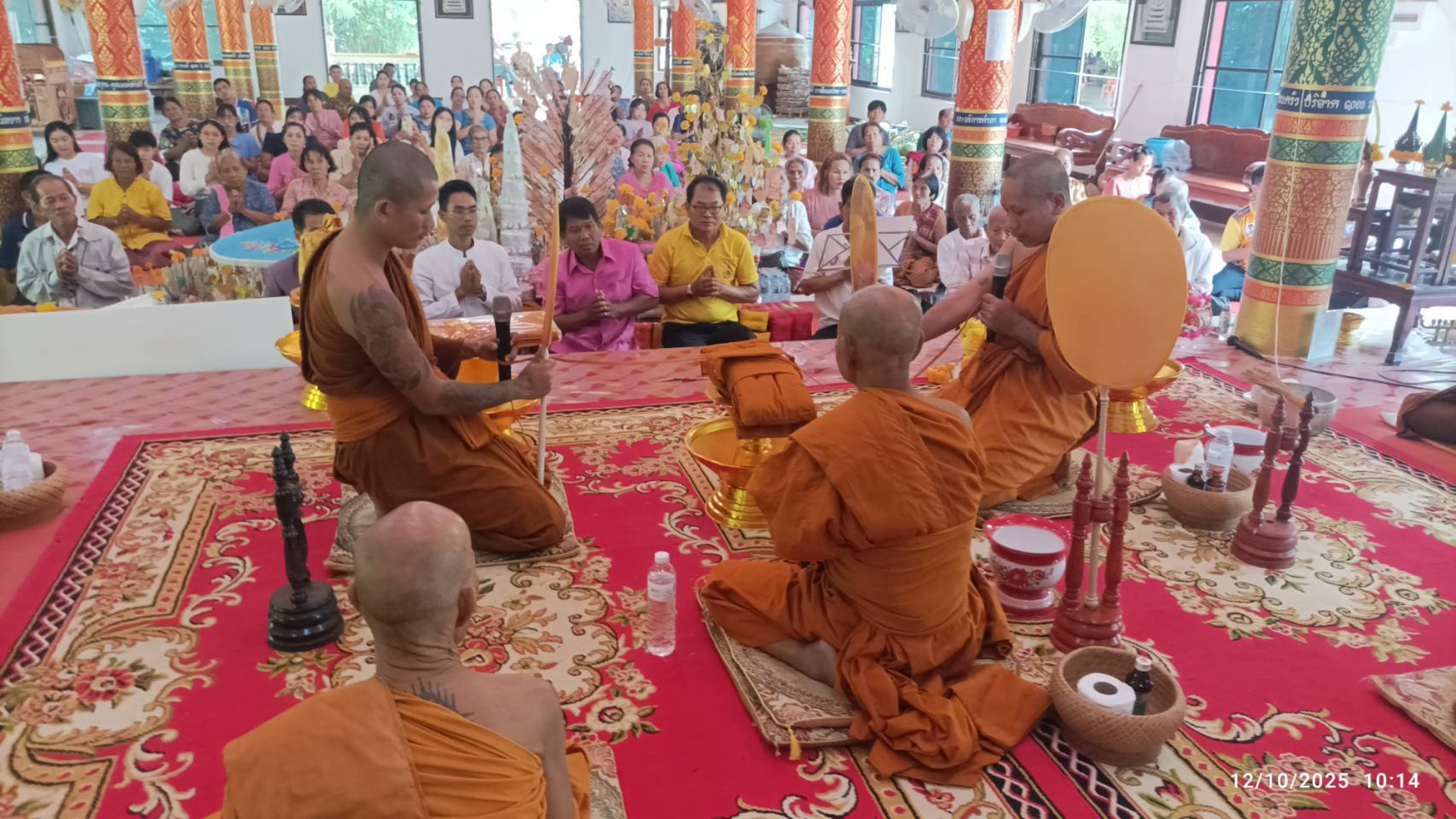 ภาพร่วมพิธีกรรมวัดโนนนิวาส
