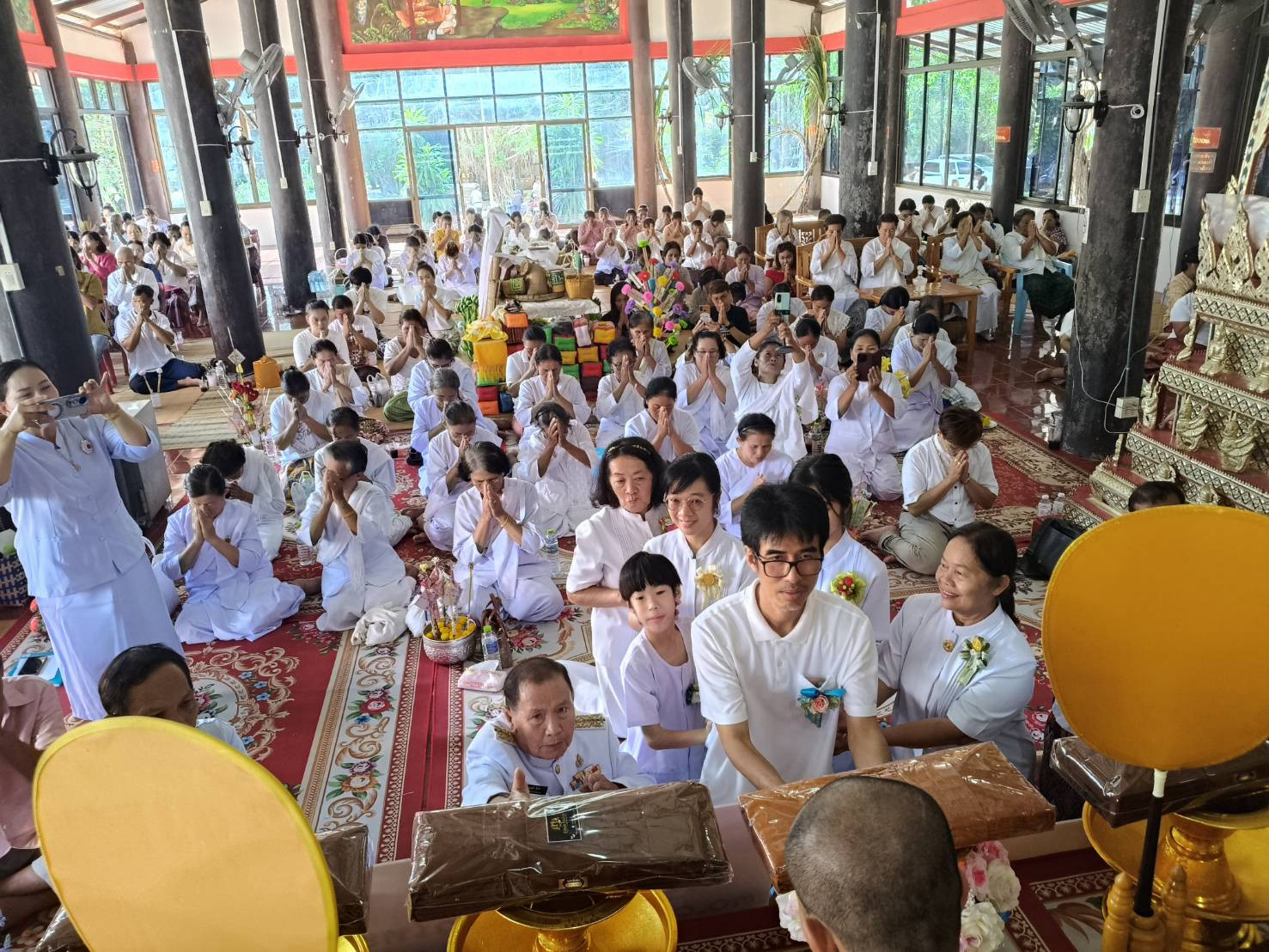 ภาพร่วมพิธีกรรมวัดโคกสว่าง