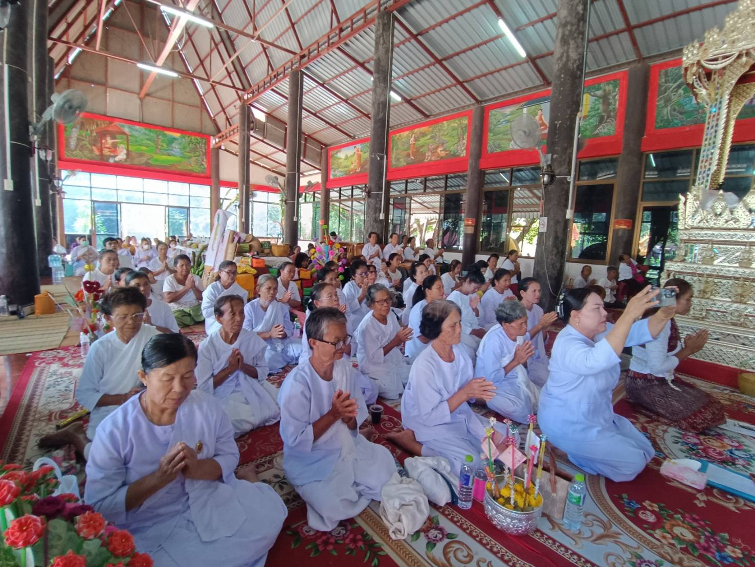ภาพร่วมพิธีกรรมวัดโคกสว่าง