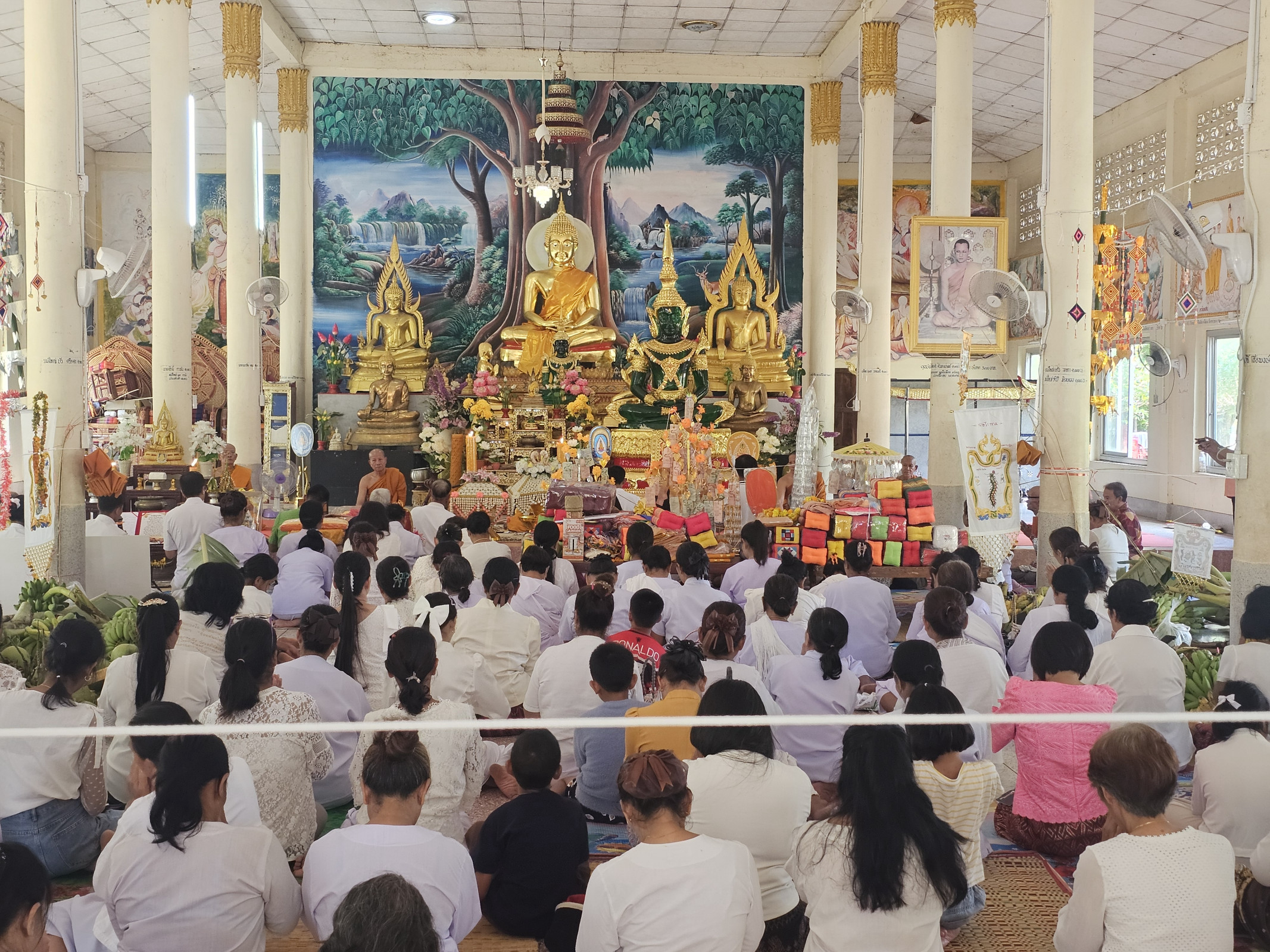 ภาพร่วมพิธีกรรมวัดนาเรือง