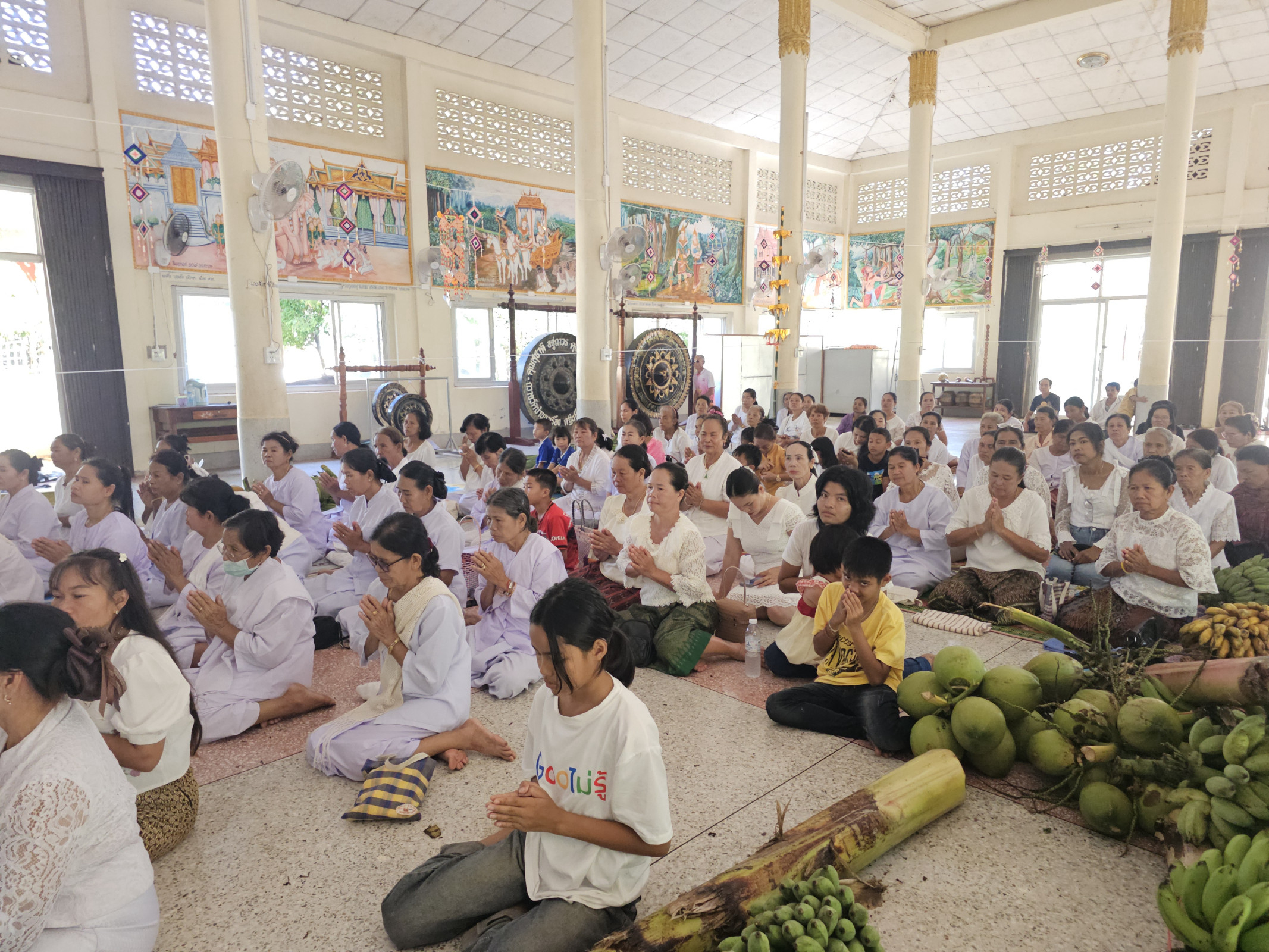 ภาพร่วมพิธีกรรมวัดนาเรือง