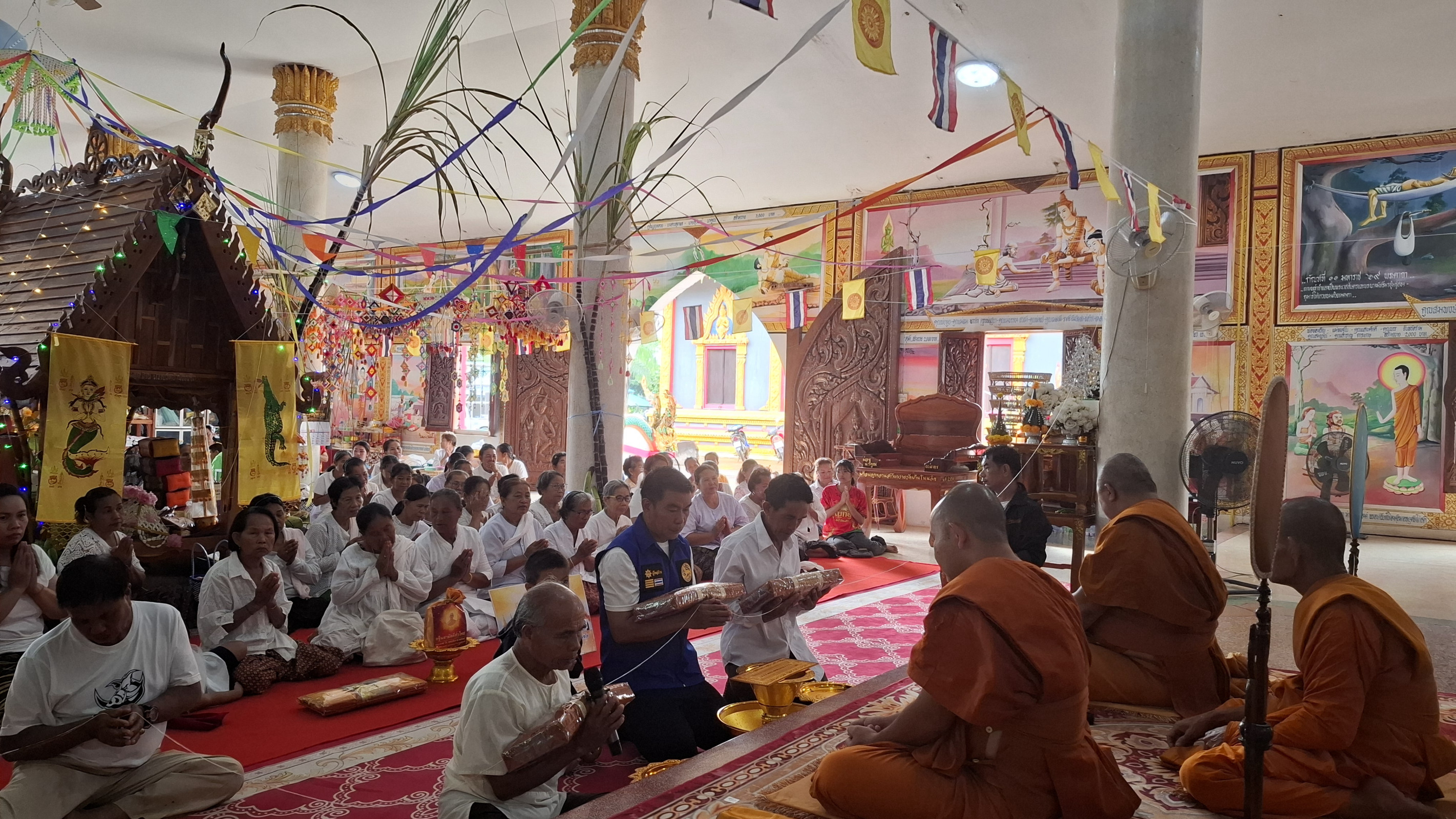 ภาพกล่าวคำถวายกฐินวัดบ้านโนนจิก