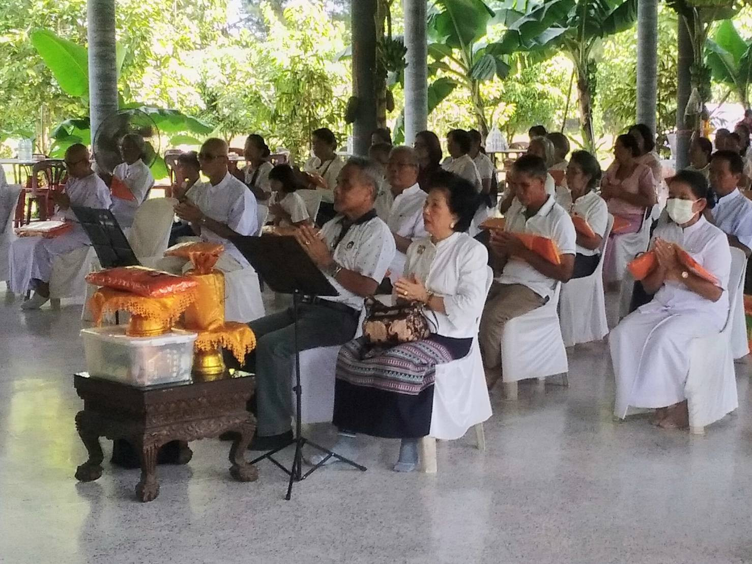 ภาพกล่าวคำถวายกฐินศูนย์ปฏิบัติธรรมพิบูลแก้ว