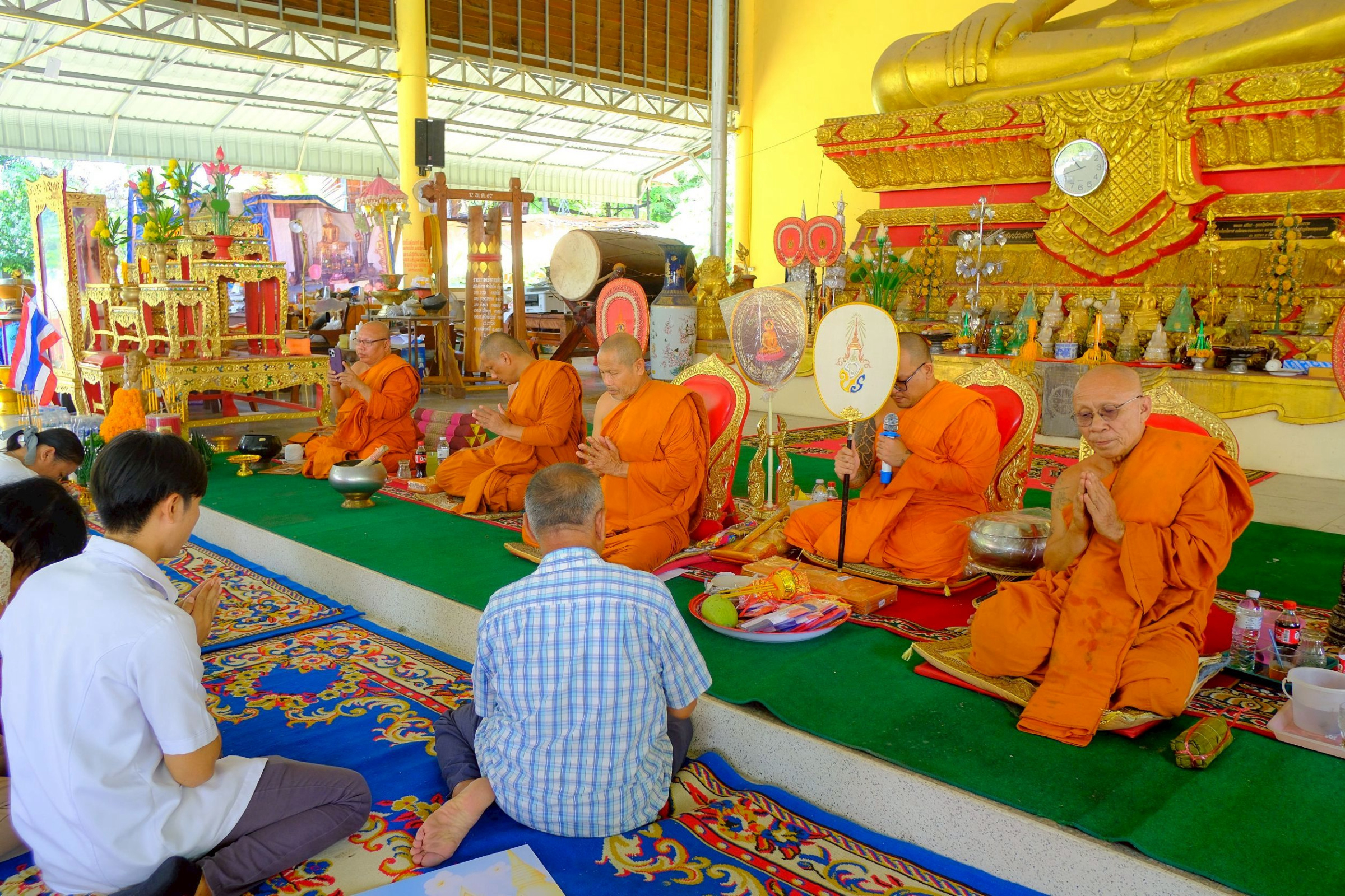 ภาพร่วมพิธีกรรมวัดคำขวาง