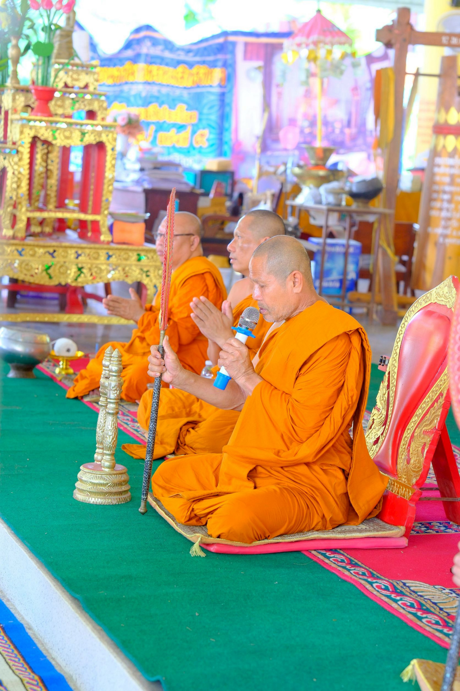 ภาพร่วมพิธีกรรมวัดคำขวาง