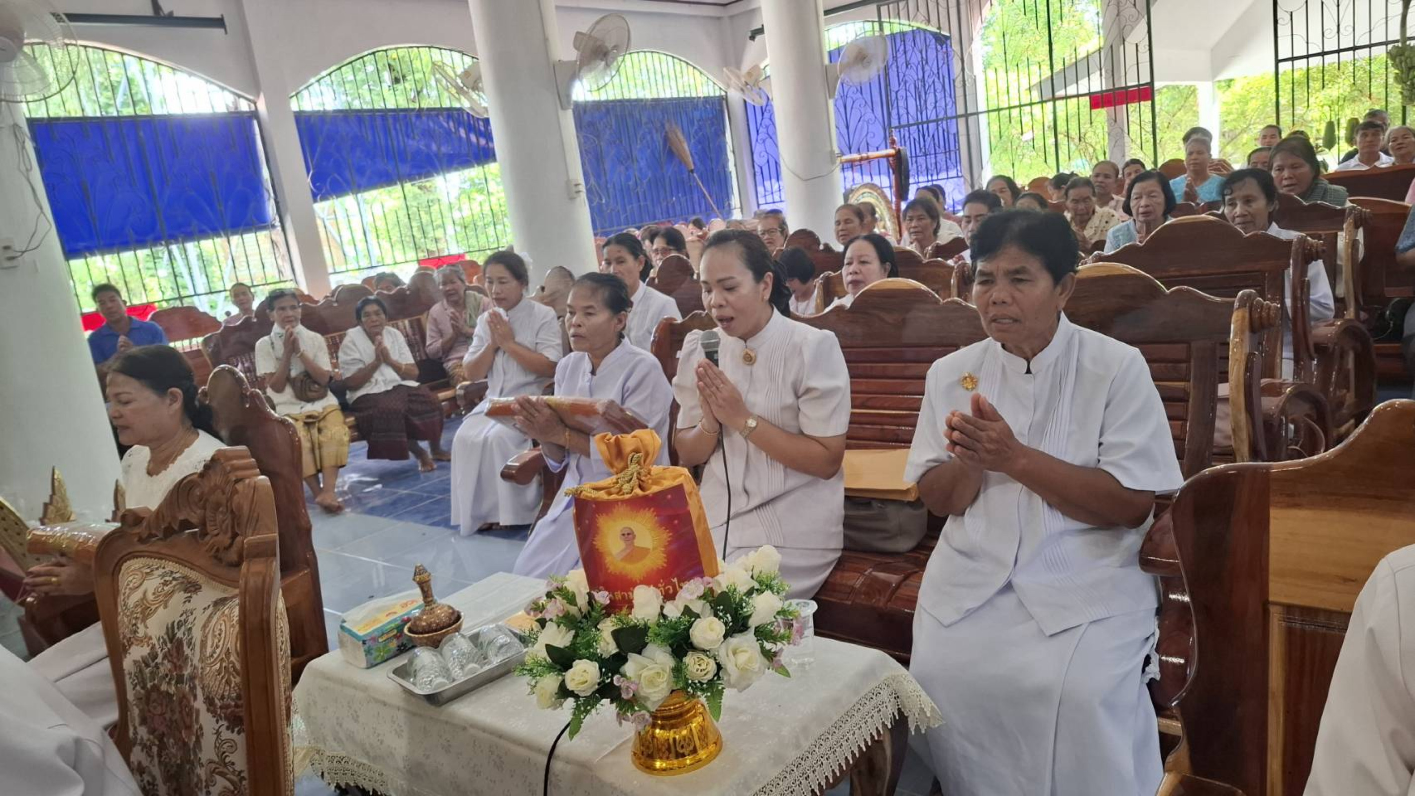 ภาพกล่าวคำถวายกฐินวัดดอนสุวรรณ์ (บ้านดอนน้ำคำ)