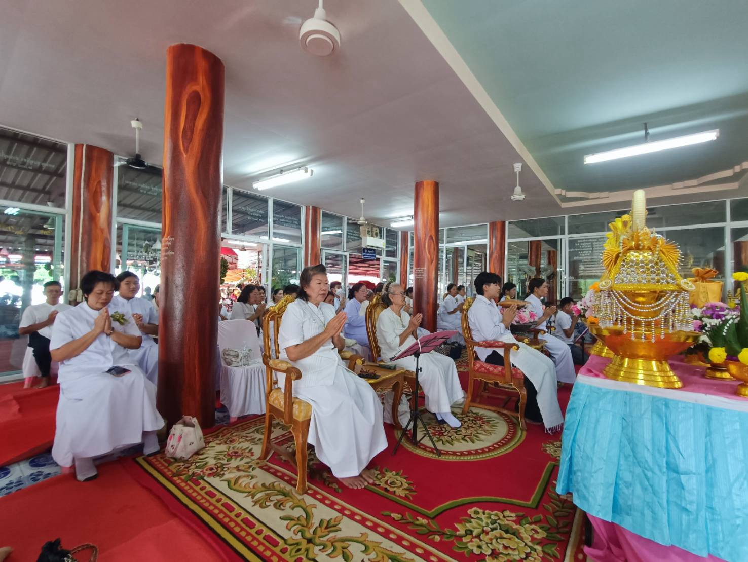 ภาพร่วมพิธีกรรมวัดโนนวัฒนาราม