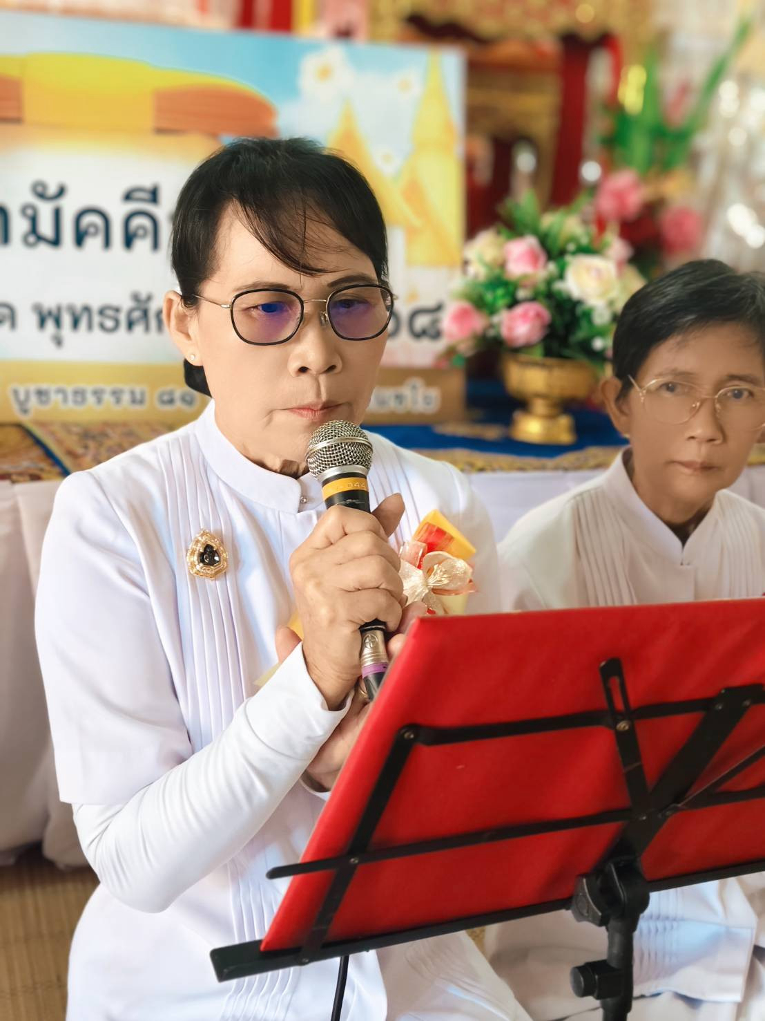 ภาพกล่าวคำถวายกฐินวัดจันทนที