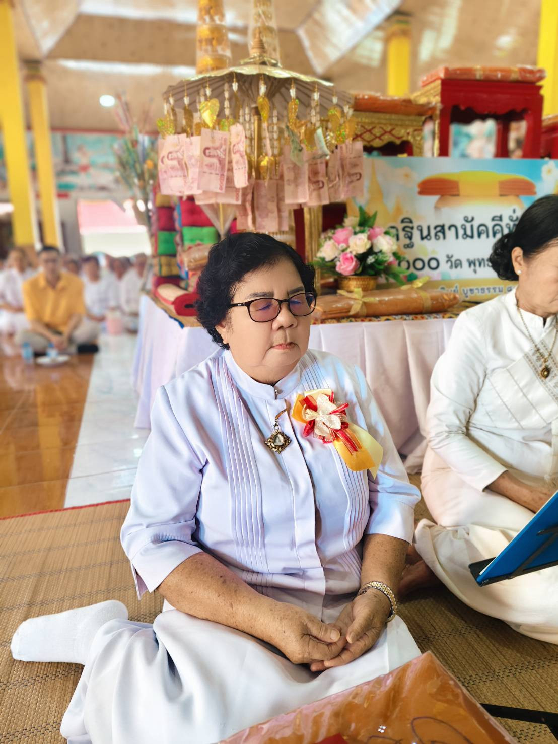 ภาพร่วมพิธีกรรมวัดจันทนที