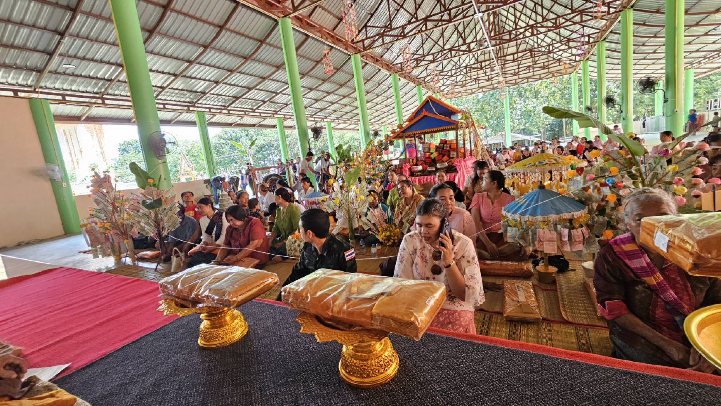 ภาพกล่าวคำถวายกฐินที่พักสงฆ์โสภาภิรมย์