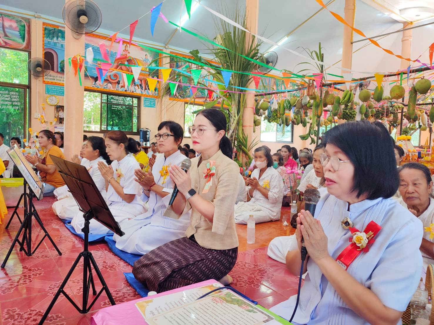 ภาพกล่าวคำถวายกฐินวัดโนนพัฒนา