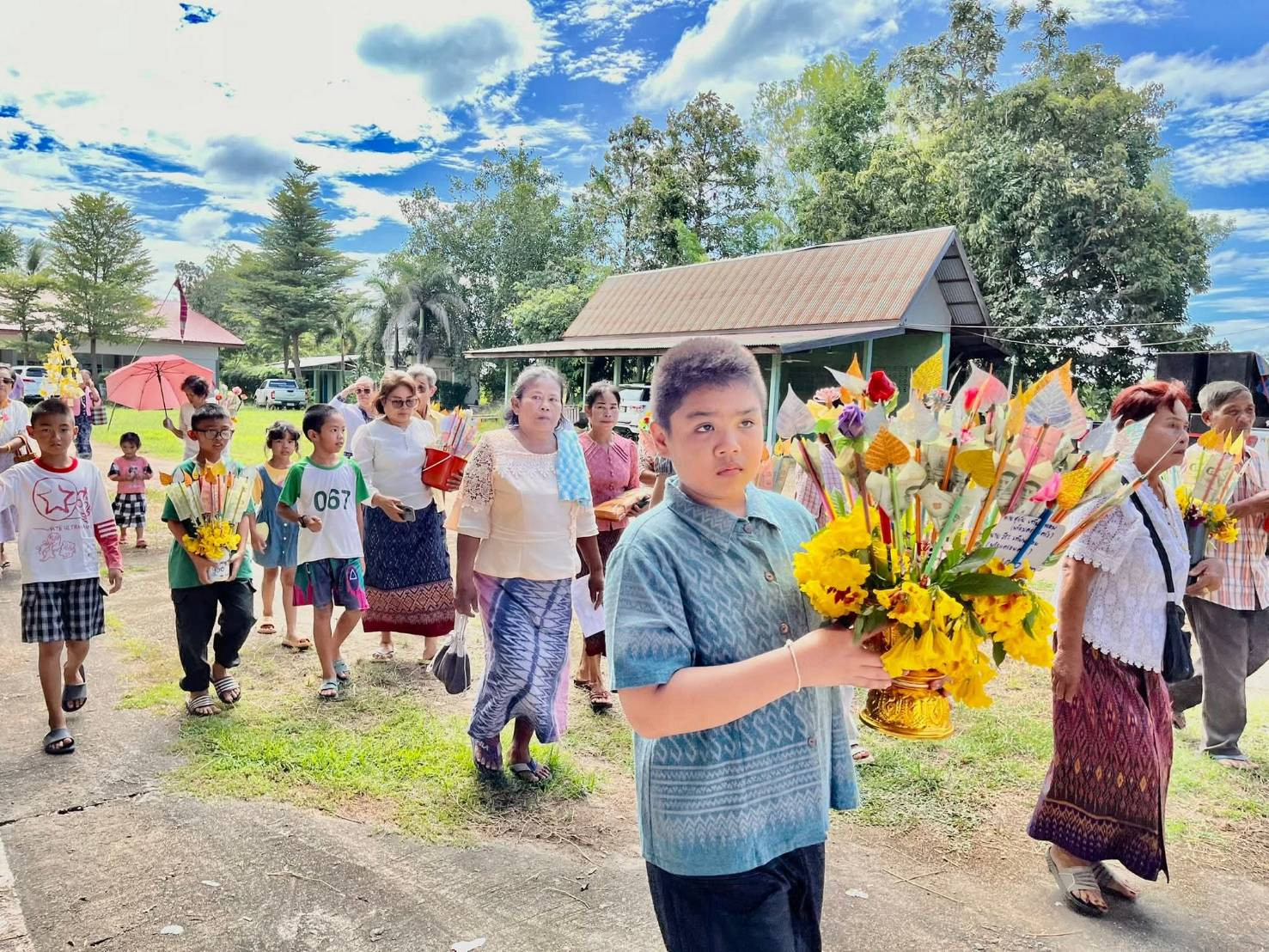 ภาพร่วมพิธีกรรมวัดนาเจริญ(ปทุมพัฒนาราม)