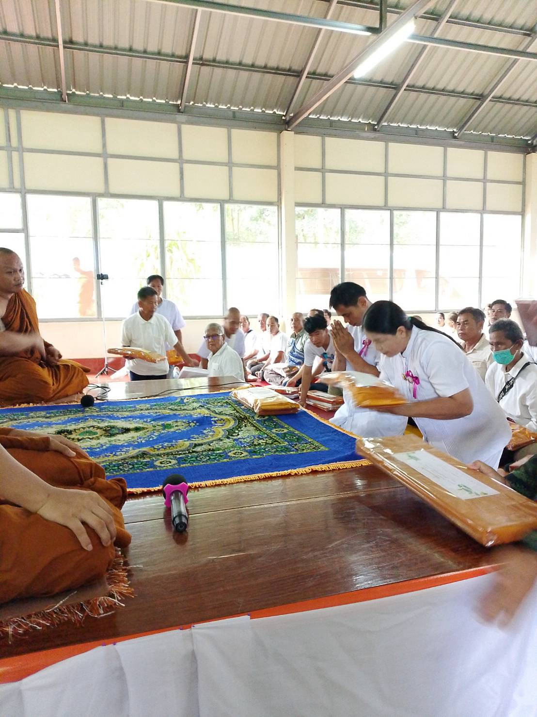 ภาพร่วมพิธีกรรมวัดป่าอุบลวรรณ
