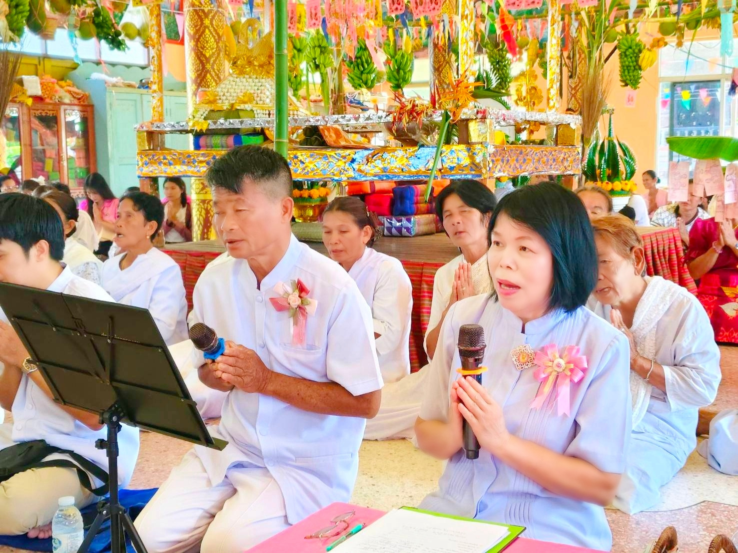 ภาพกล่าวคำถวายกฐินวัดหนองบัว