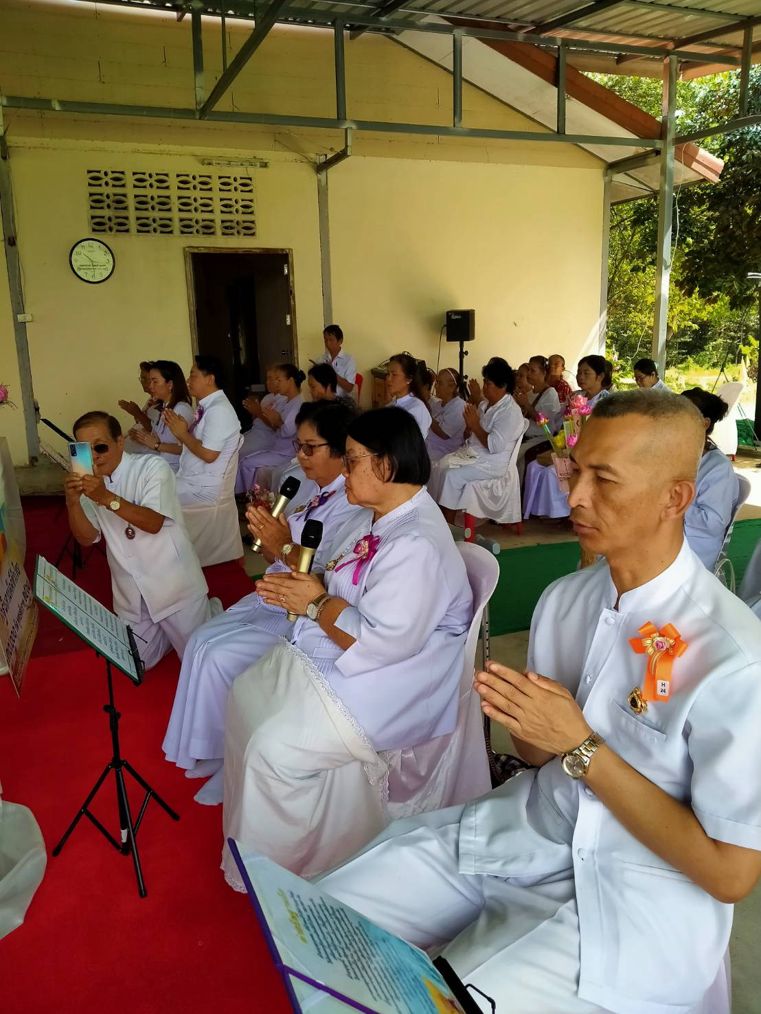 ภาพกล่าวคำถวายกฐินศูนย์ปฏิบัติธรรมบ้านวังแคน