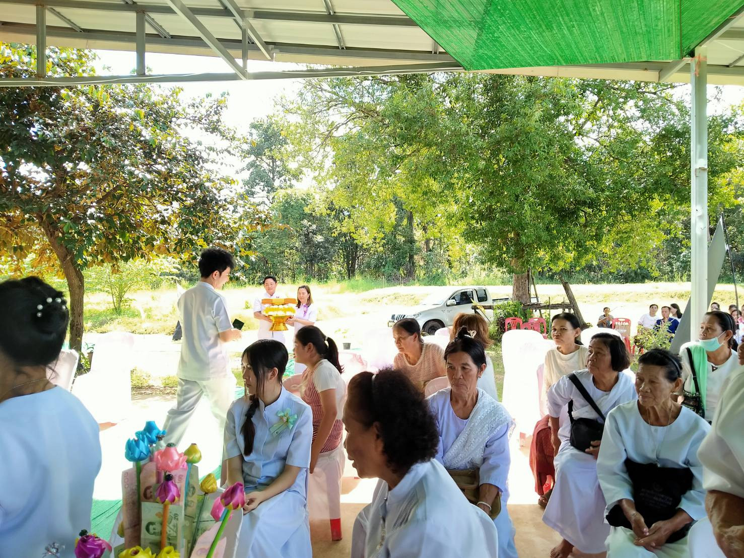 ภาพร่วมพิธีกรรมศูนย์ปฏิบัติธรรมบ้านวังแคน
