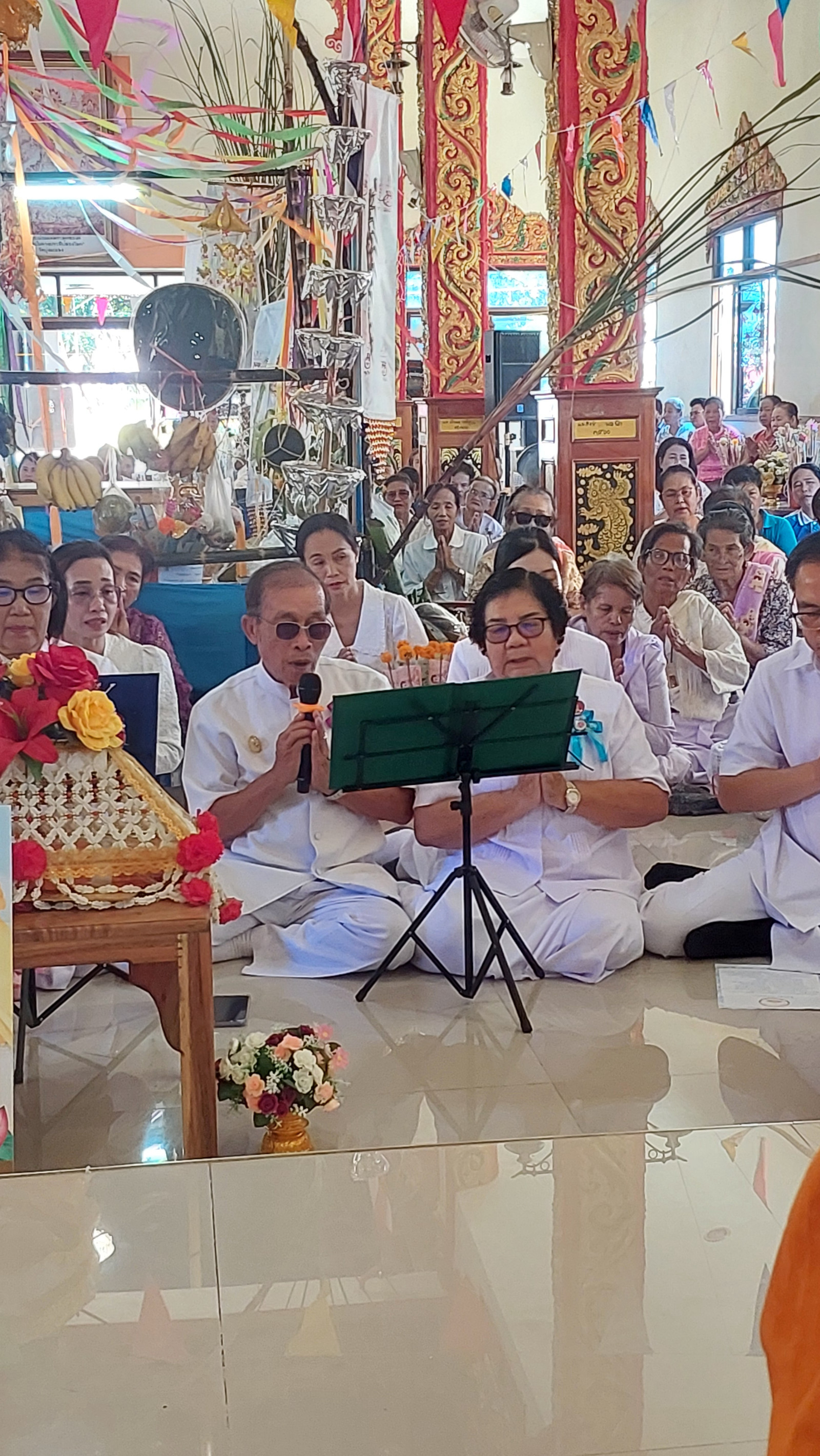ภาพกล่าวคำถวายกฐินวัดบุ่งมะแลง