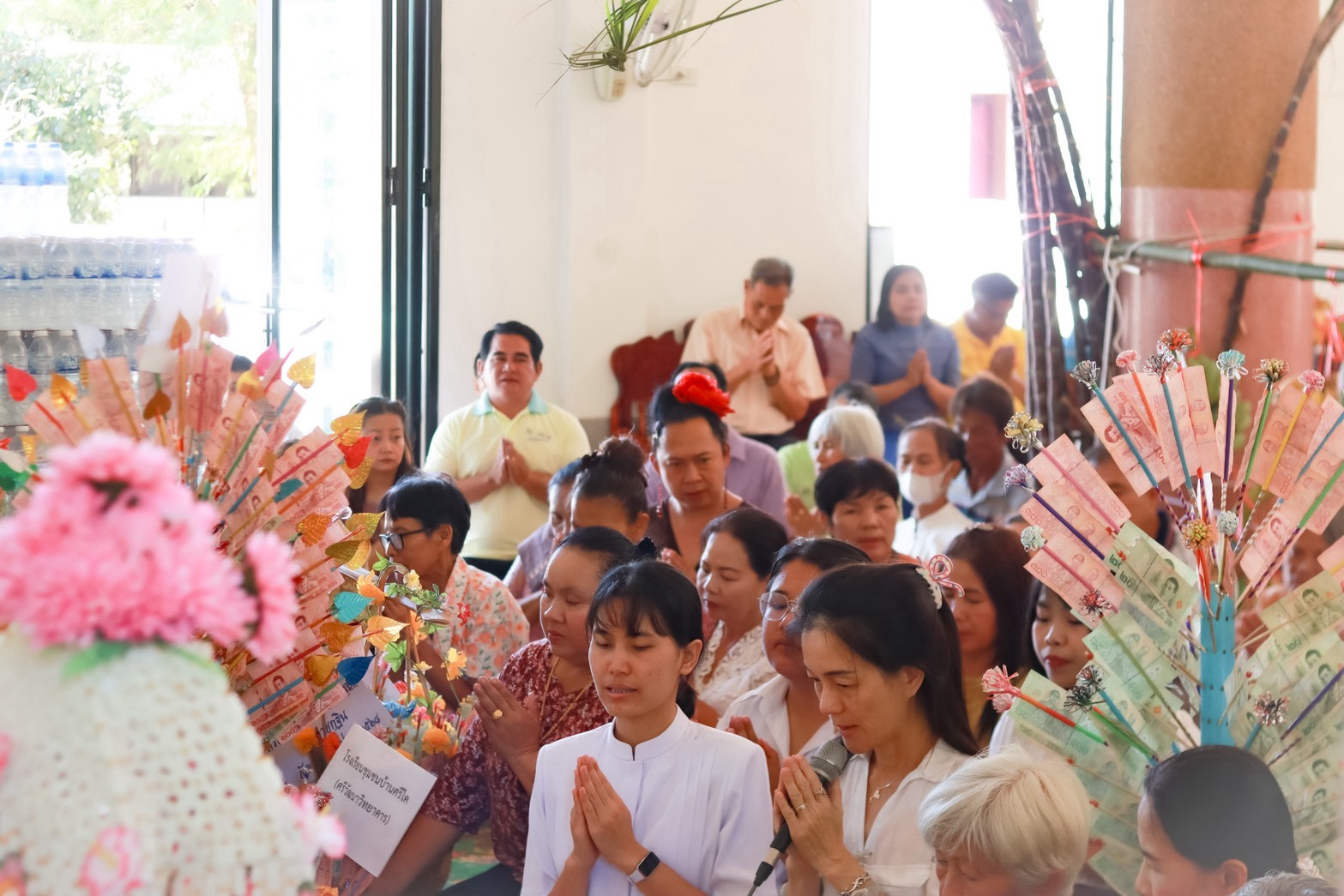 ภาพกล่าวคำถวายกฐินวัดศรีไค