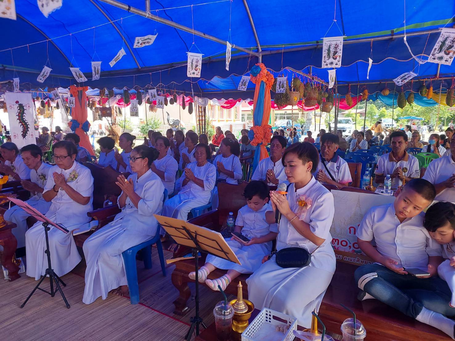 ภาพกล่าวคำถวายกฐินวัดศรีมงคล