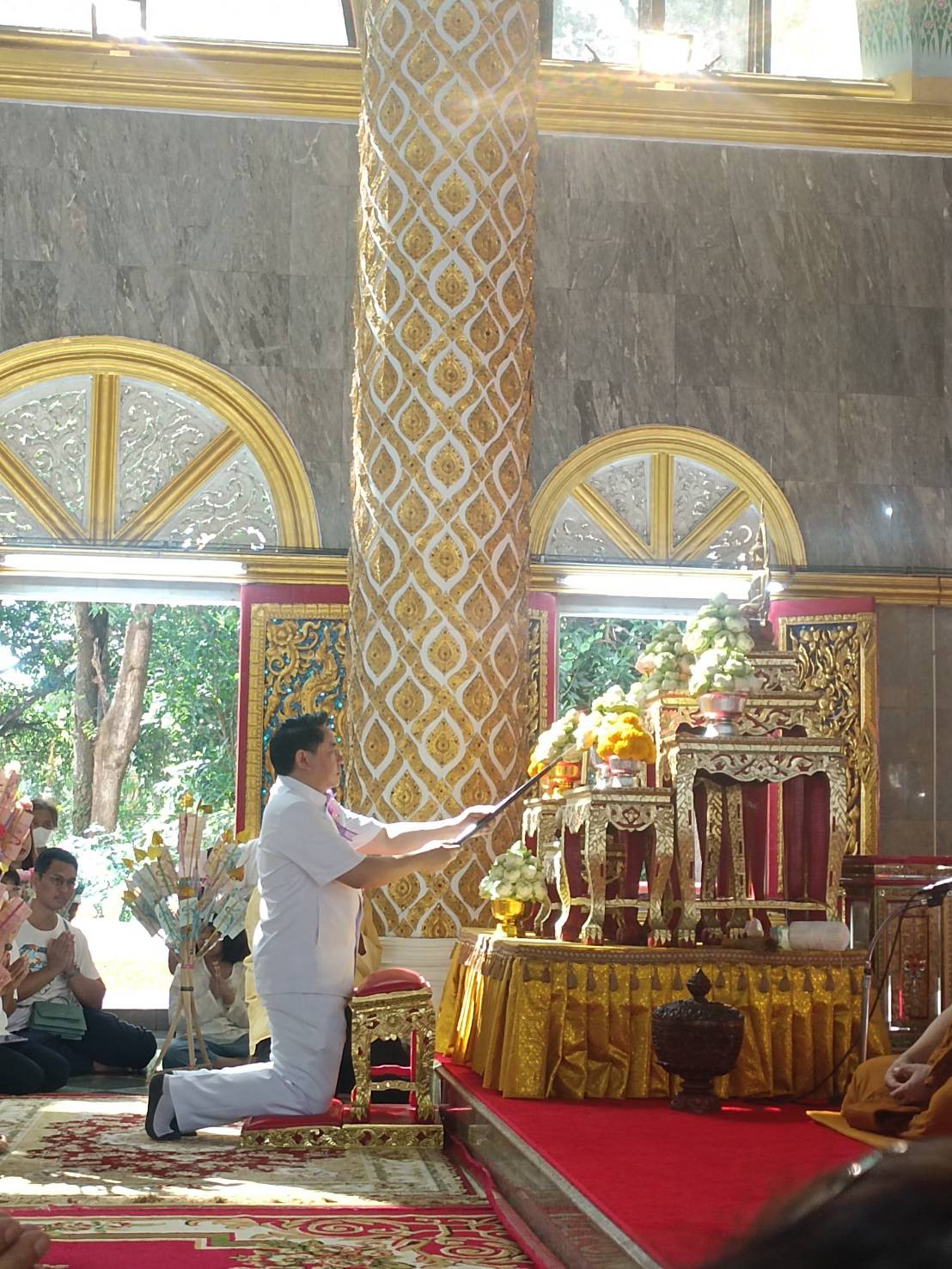 ภาพร่วมพิธีกรรมวัดพระธาตุหนองบัว