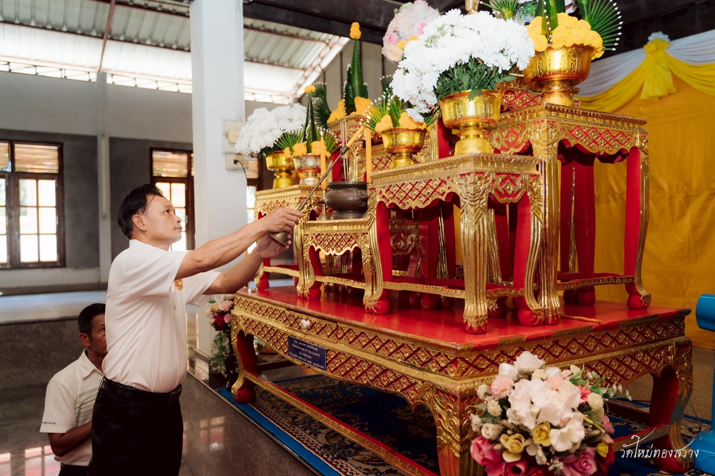ภาพร่วมพิธีกรรมวัดใหม่ทองสว่าง