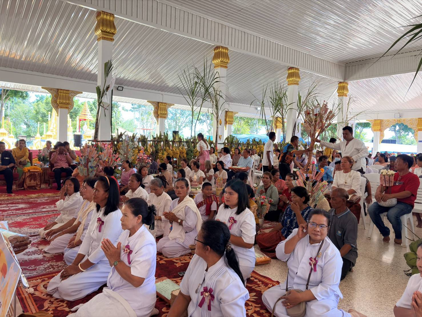 ภาพร่วมพิธีกรรมวัดศิริมงคล