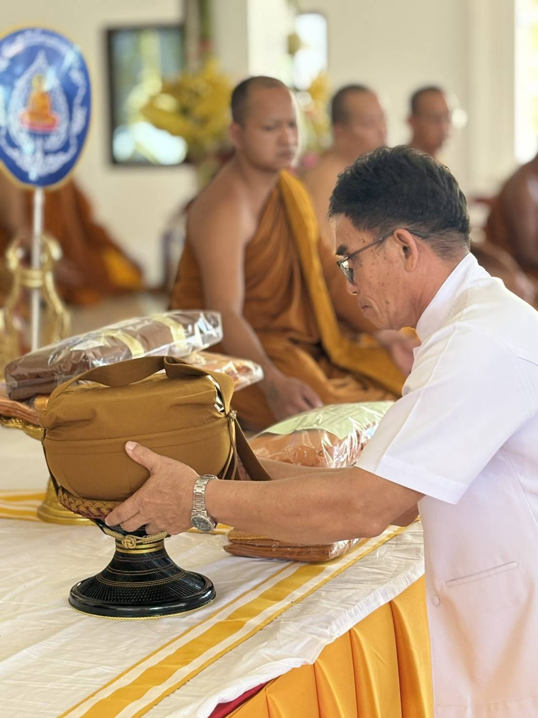 ภาพร่วมพิธีกรรมวัดศิริมงคล