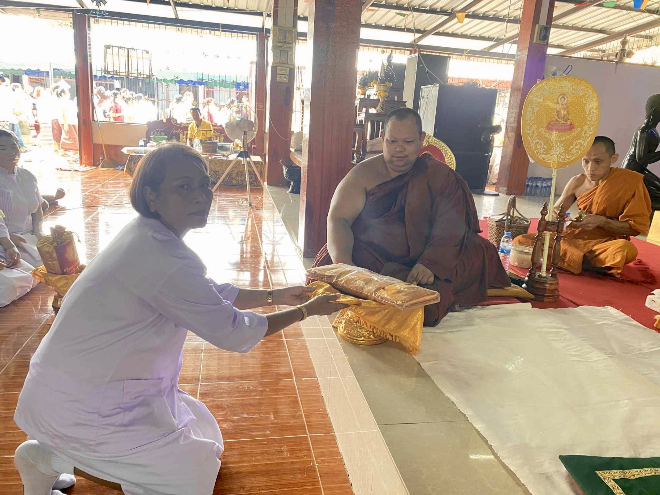 ภาพร่วมพิธีกรรมวัดบ้านบัววัด