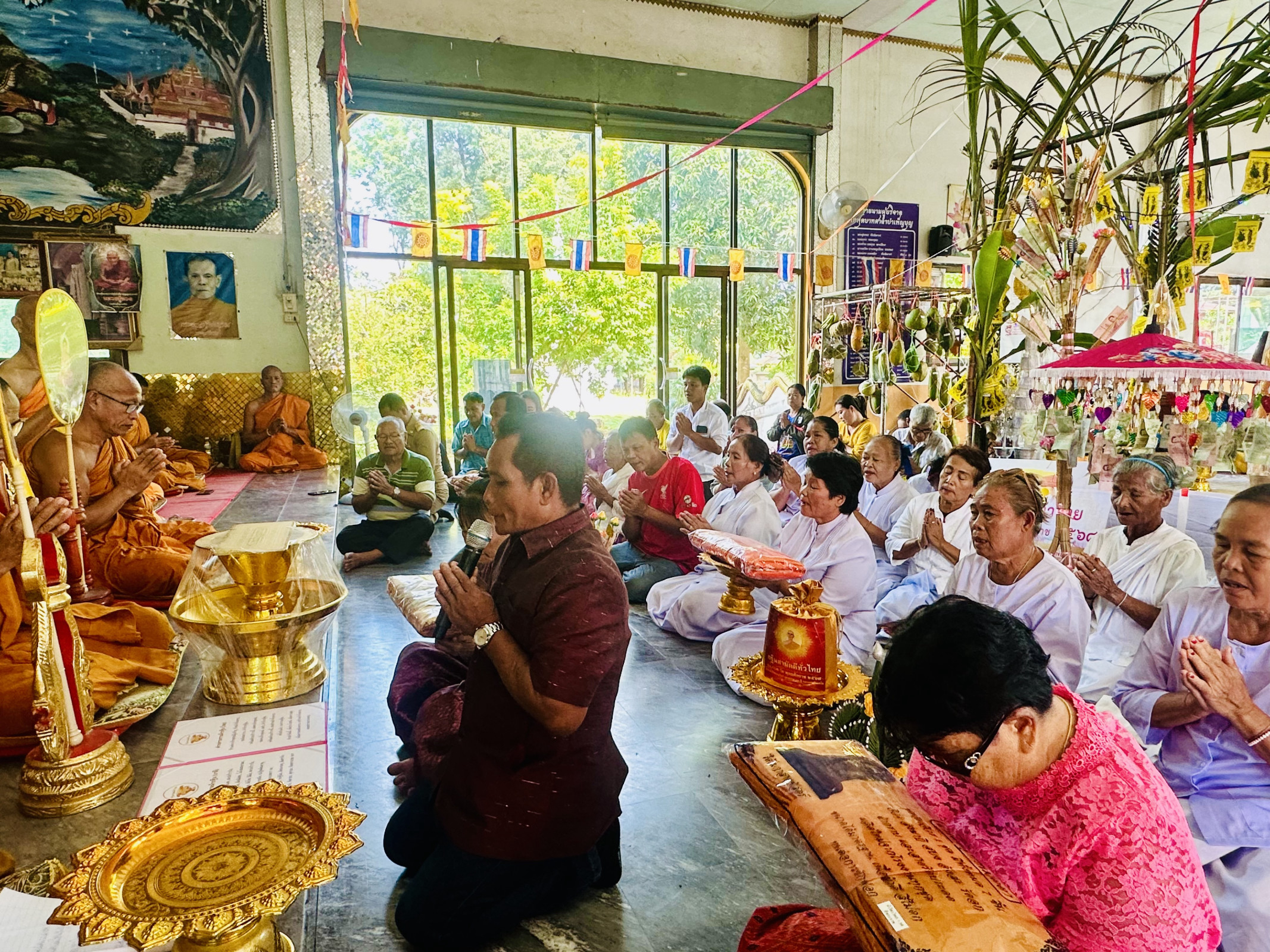 ภาพกล่าวคำถวายกฐินวัดทุ่งนาใน