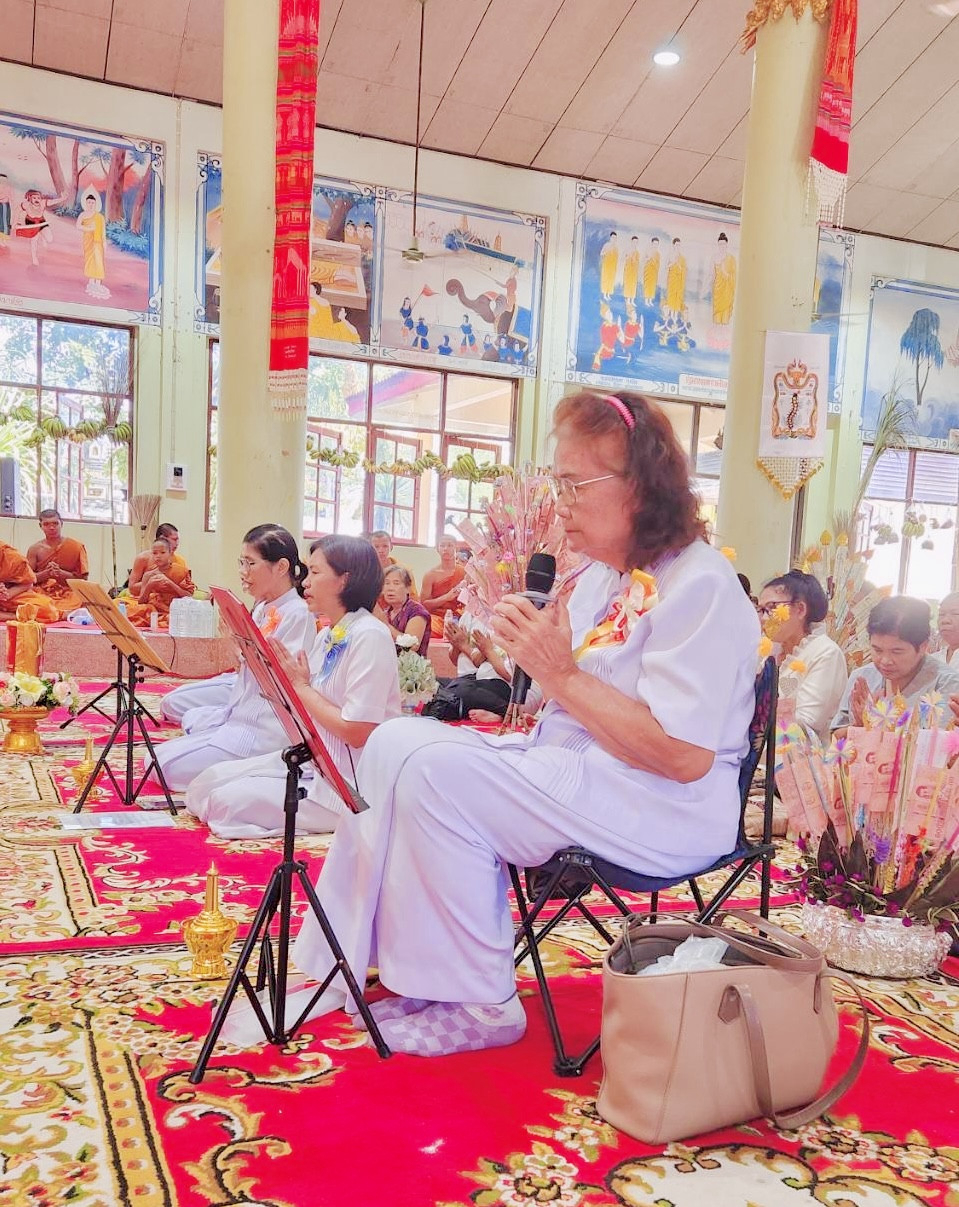 ภาพกล่าวคำถวายกฐินวัดวรรณวารี