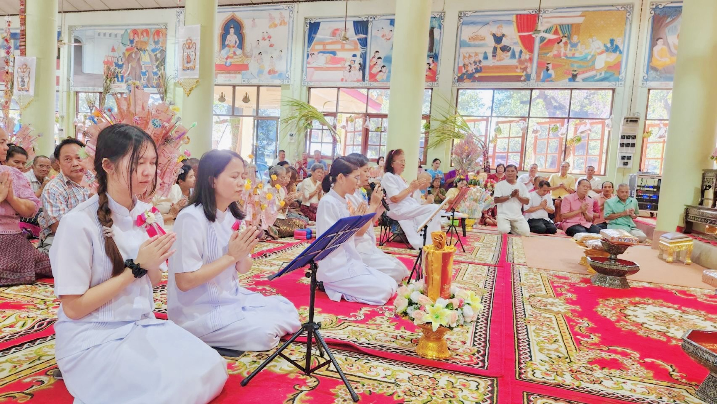 ภาพร่วมพิธีกรรมวัดวรรณวารี