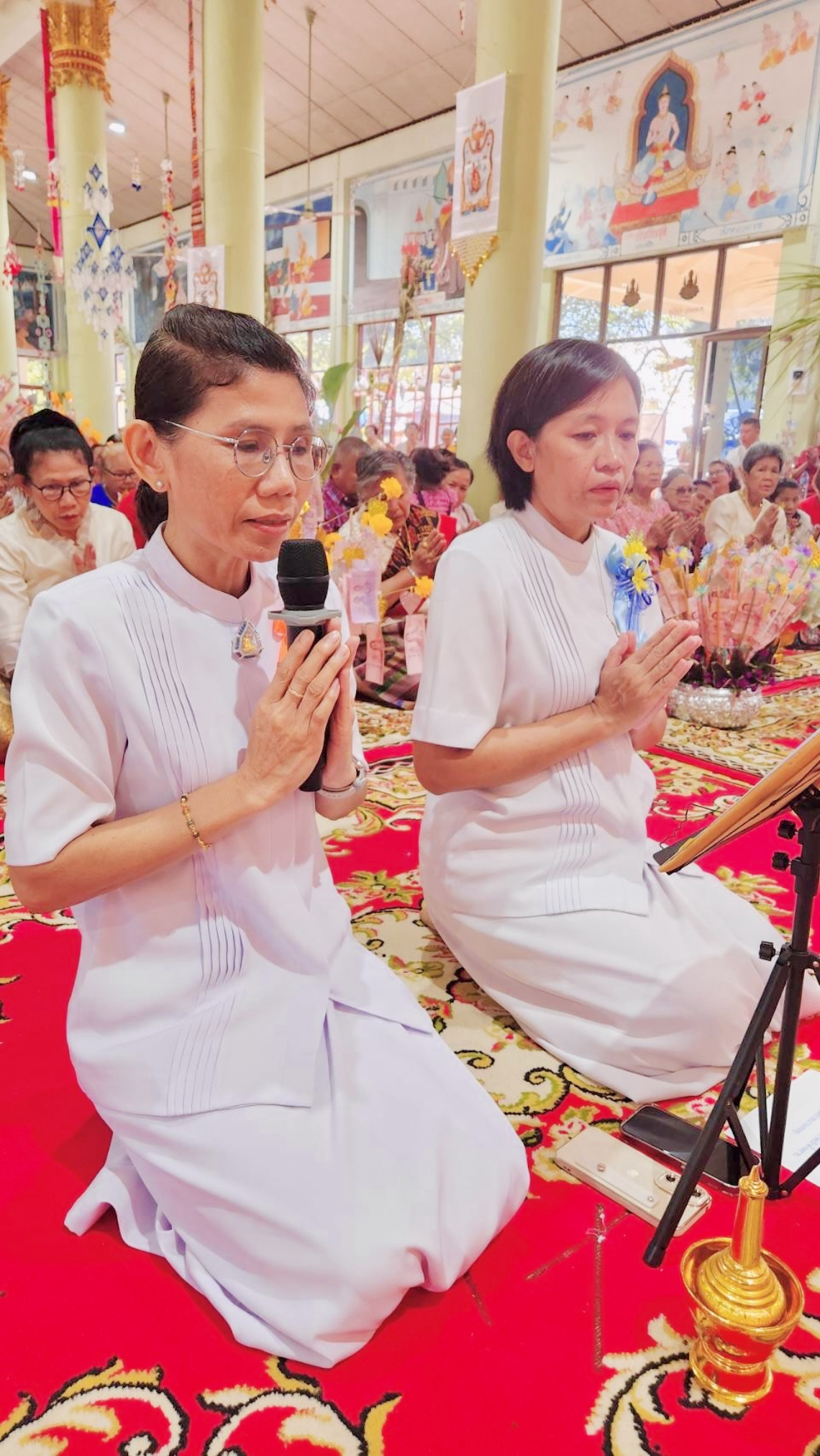 ภาพร่วมพิธีกรรมวัดวรรณวารี