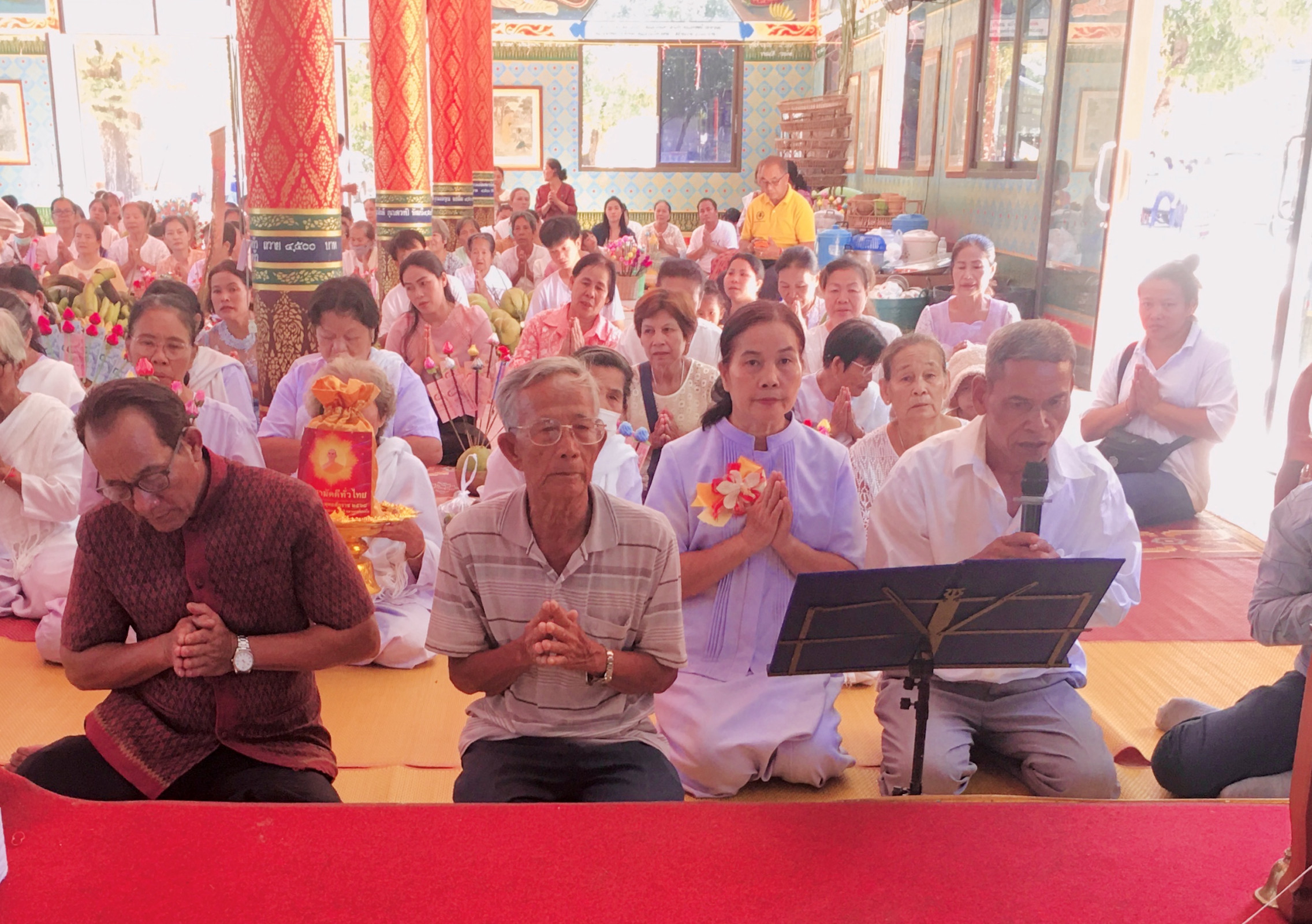 ภาพกล่าวคำถวายกฐินวัดบ้านแต้
