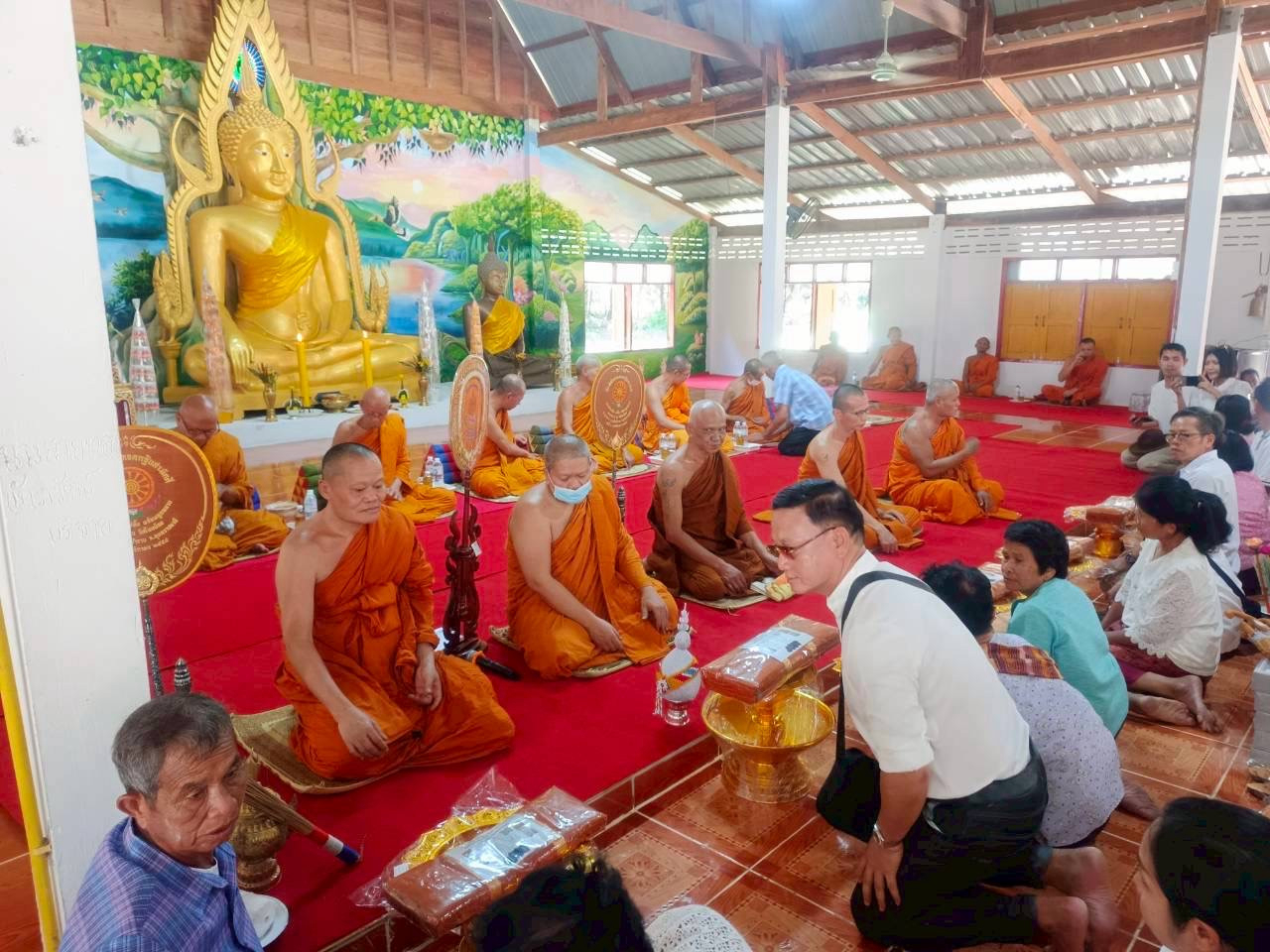 ภาพร่วมพิธีกรรมวัดโนนน้อย