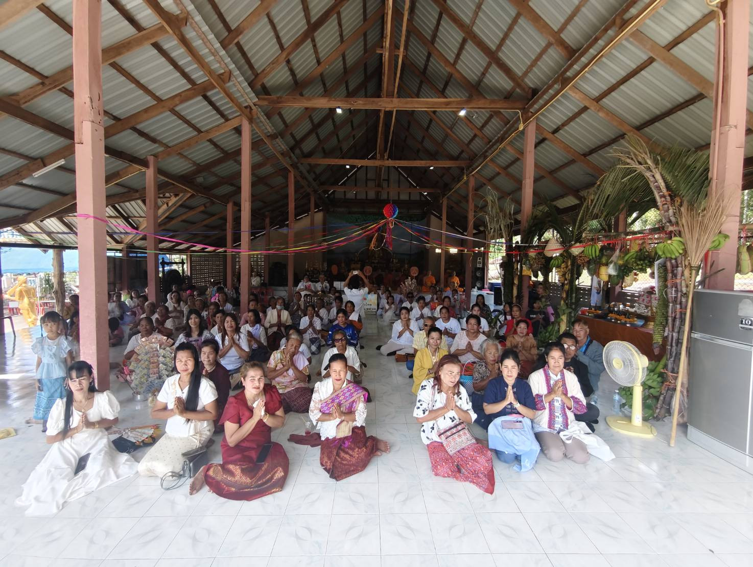 ภาพร่วมพิธีกรรมสำนักสงฆ์ภูน้อย
