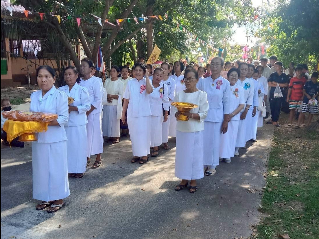 ภาพร่วมพิธีกรรมวัดโพธาราม
