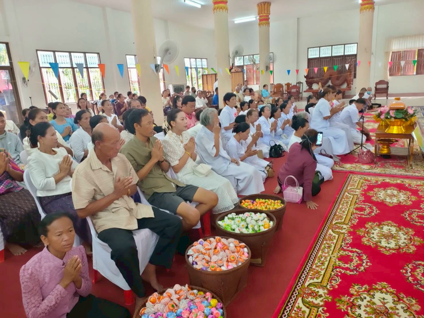 ภาพร่วมพิธีกรรมวัดโพธาราม