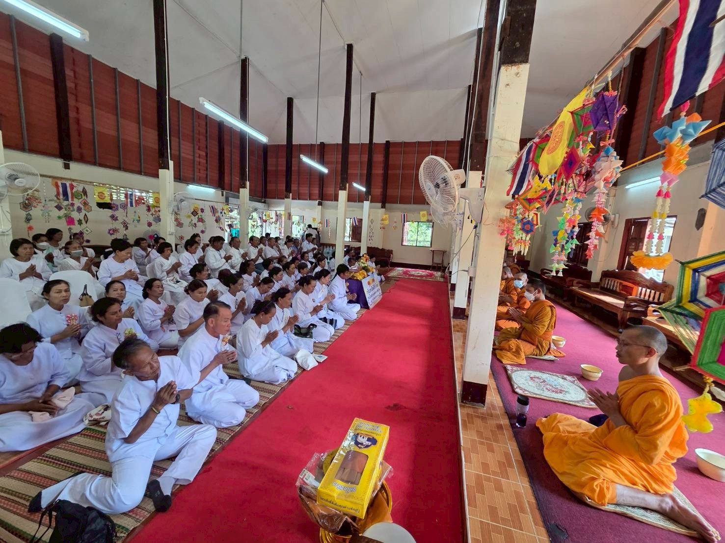 ภาพร่วมพิธีกรรมวัดหัวฝาย