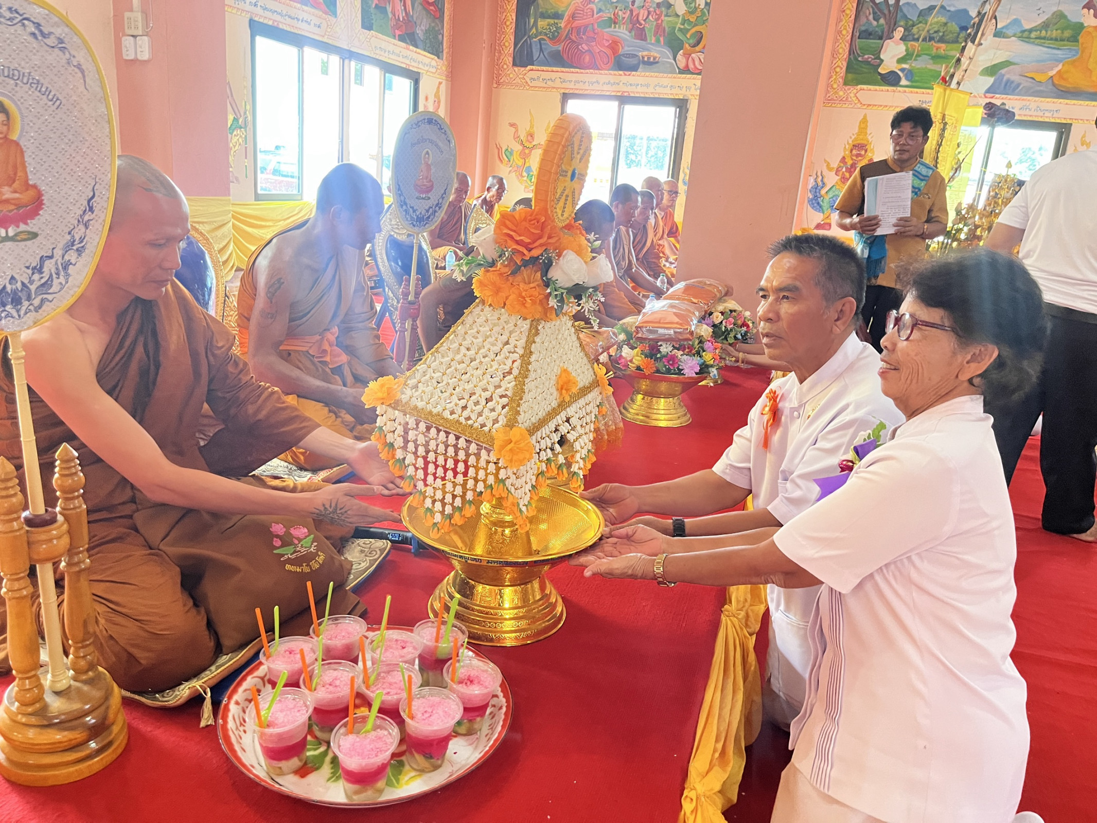 ภาพร่วมพิธีกรรมวัดสามัคคีธรรม