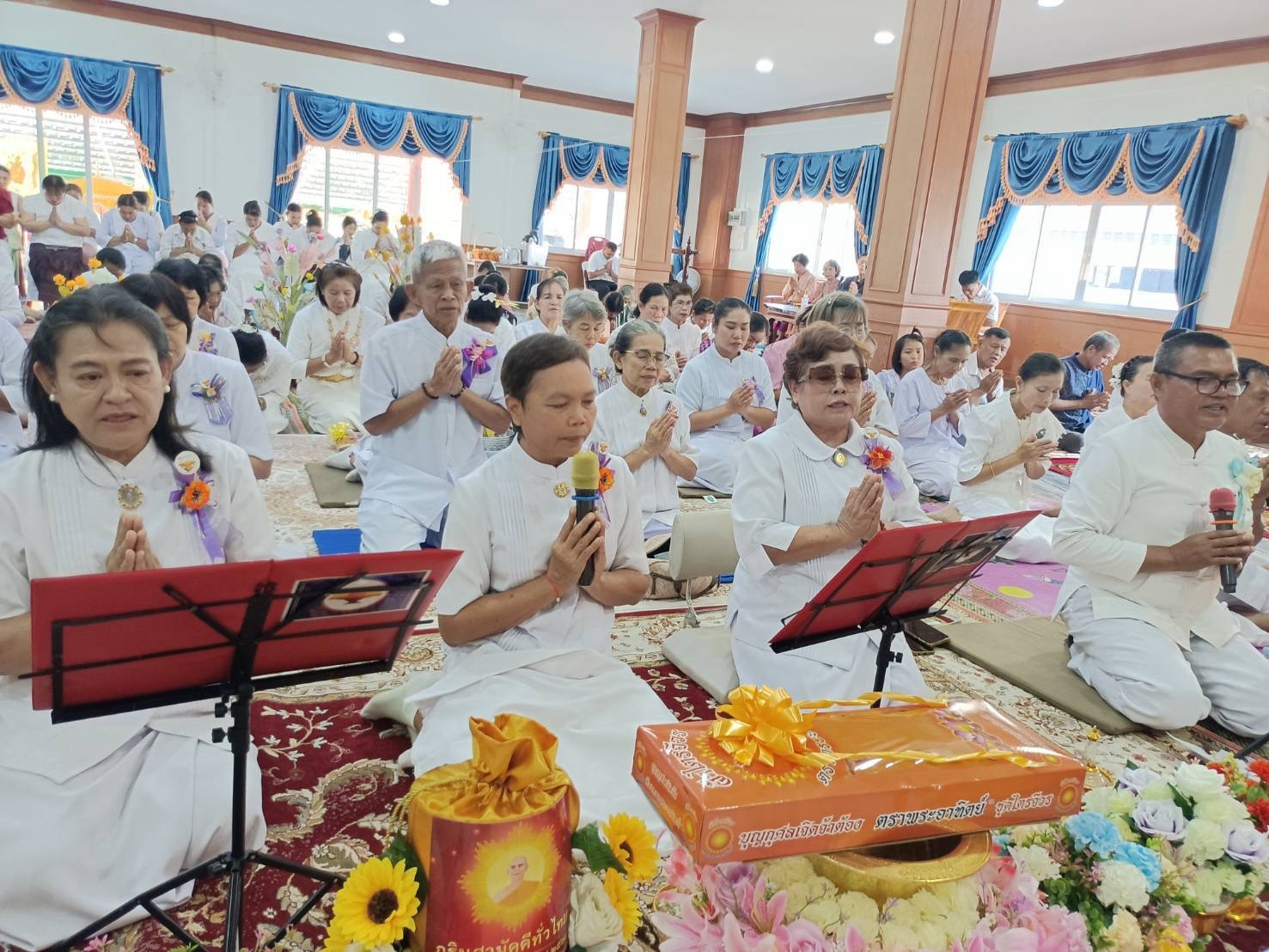 ภาพกล่าวคำถวายกฐินวัดโพนข่า