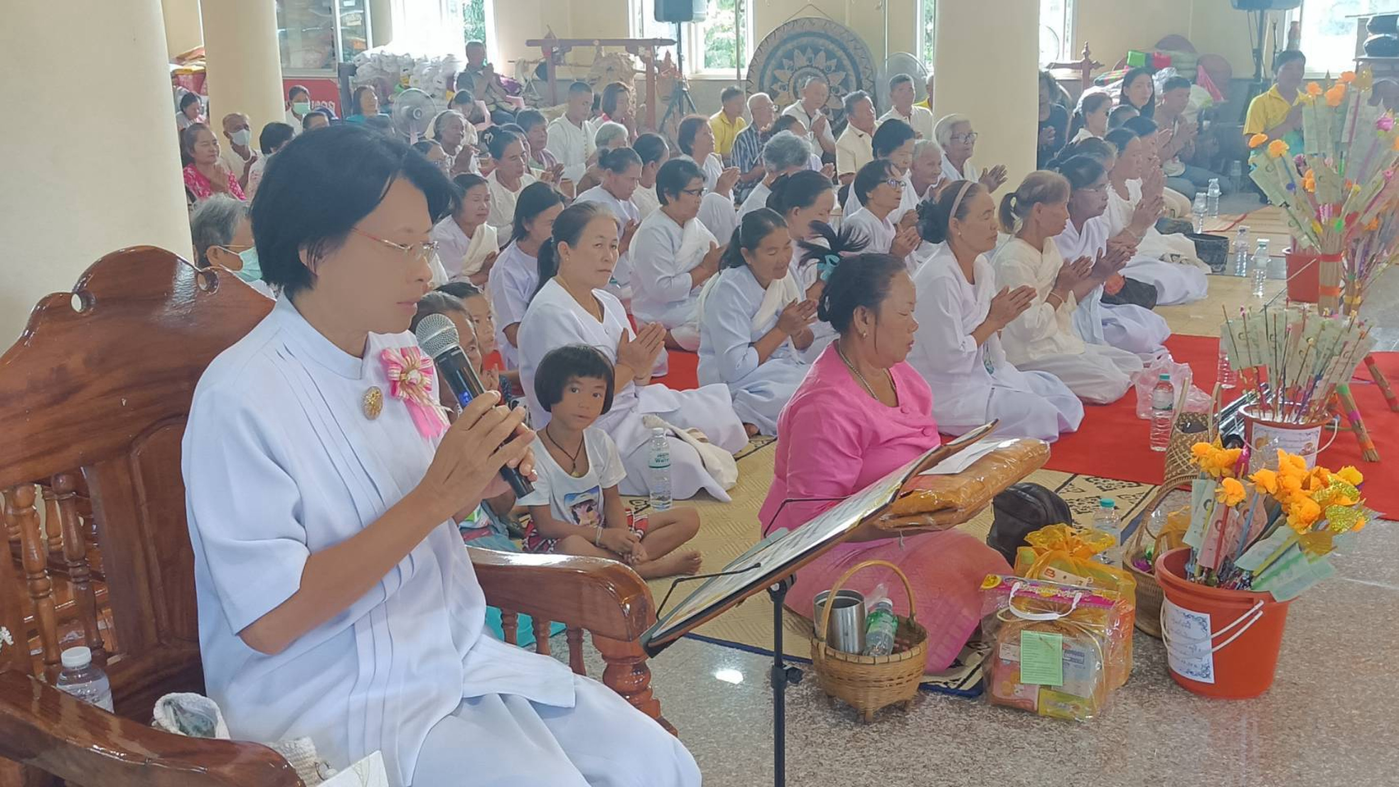 ภาพกล่าวคำถวายกฐินวัดวงศ์สว่างธิวราราม