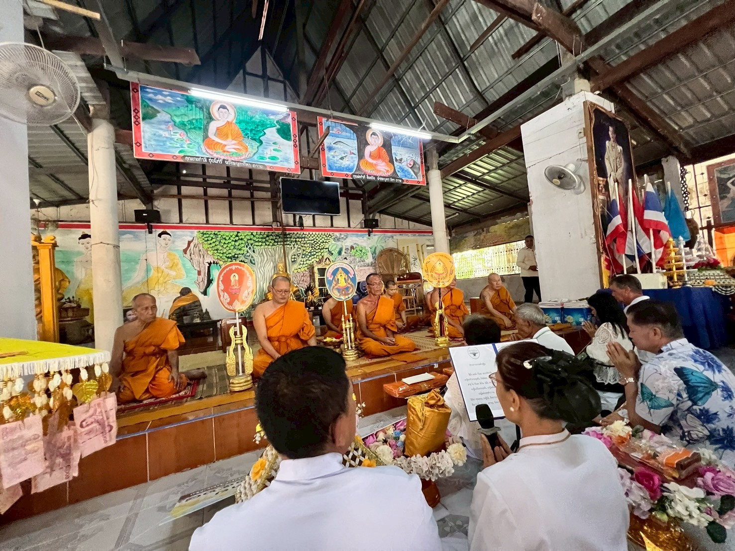 ภาพร่วมพิธีกรรมวัดหนองกุงเหนือ