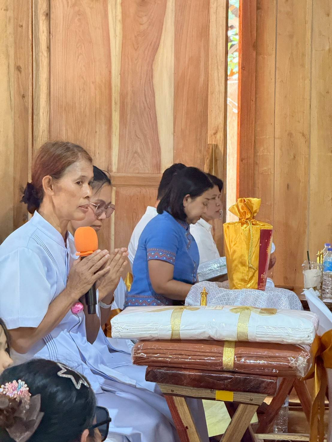 ภาพกล่าวคำถวายกฐินวัดป่าปัจฉิมาวาส